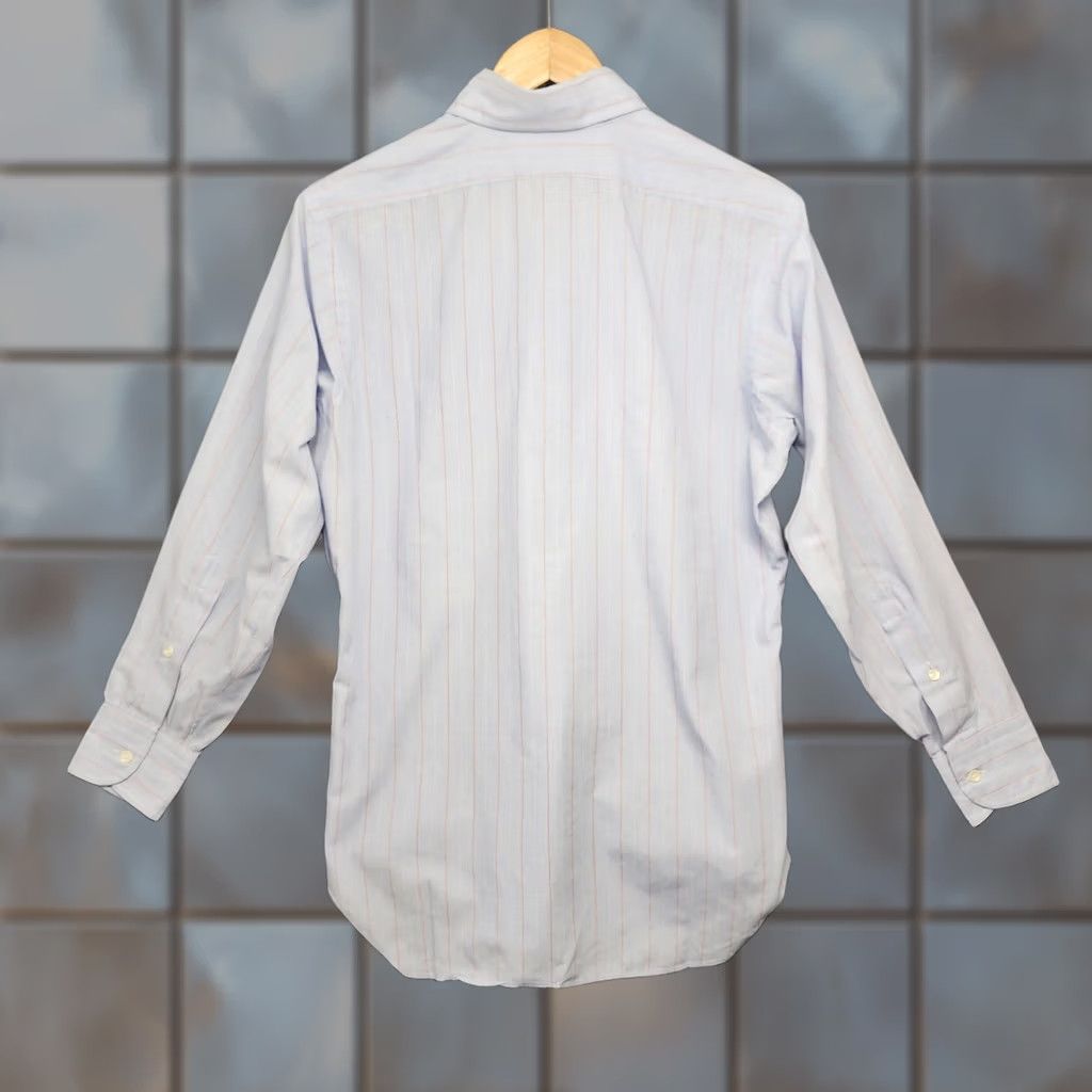 Vintage VINTAGE Richard Bennett Dress Shirt Mens Medium Blue Striped Office 80s Long Sleeve Button Down Collar USA Size US M / EU 48-50 / 2 - 1 Thumbnail