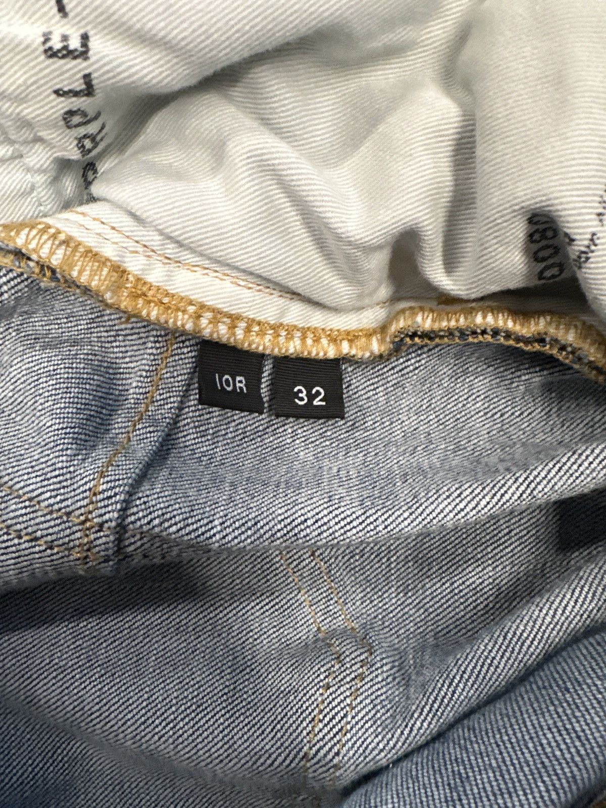 Purple Brand Purple Brand Stitched Dirty Blue Denim Jeans Size 32 Size US 32 / EU 48 - 6 Thumbnail