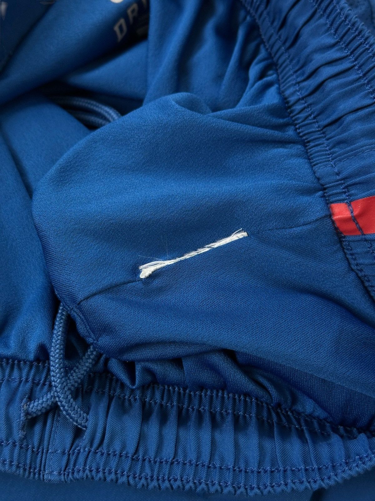 Nike × Vintage Vintage Y2K Nike Dri-Fit Barcelona F.C. Soccer Blue Shorts Size US 36 / EU 52 - 11 Thumbnail