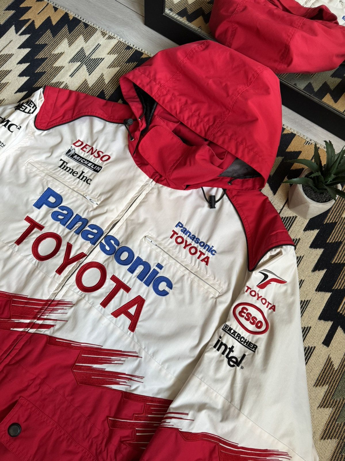 Vintage Vintage Toyota Panasonic Formula 1 Racing Jacket Size US XL / EU 56 / 4 - 6 Thumbnail
