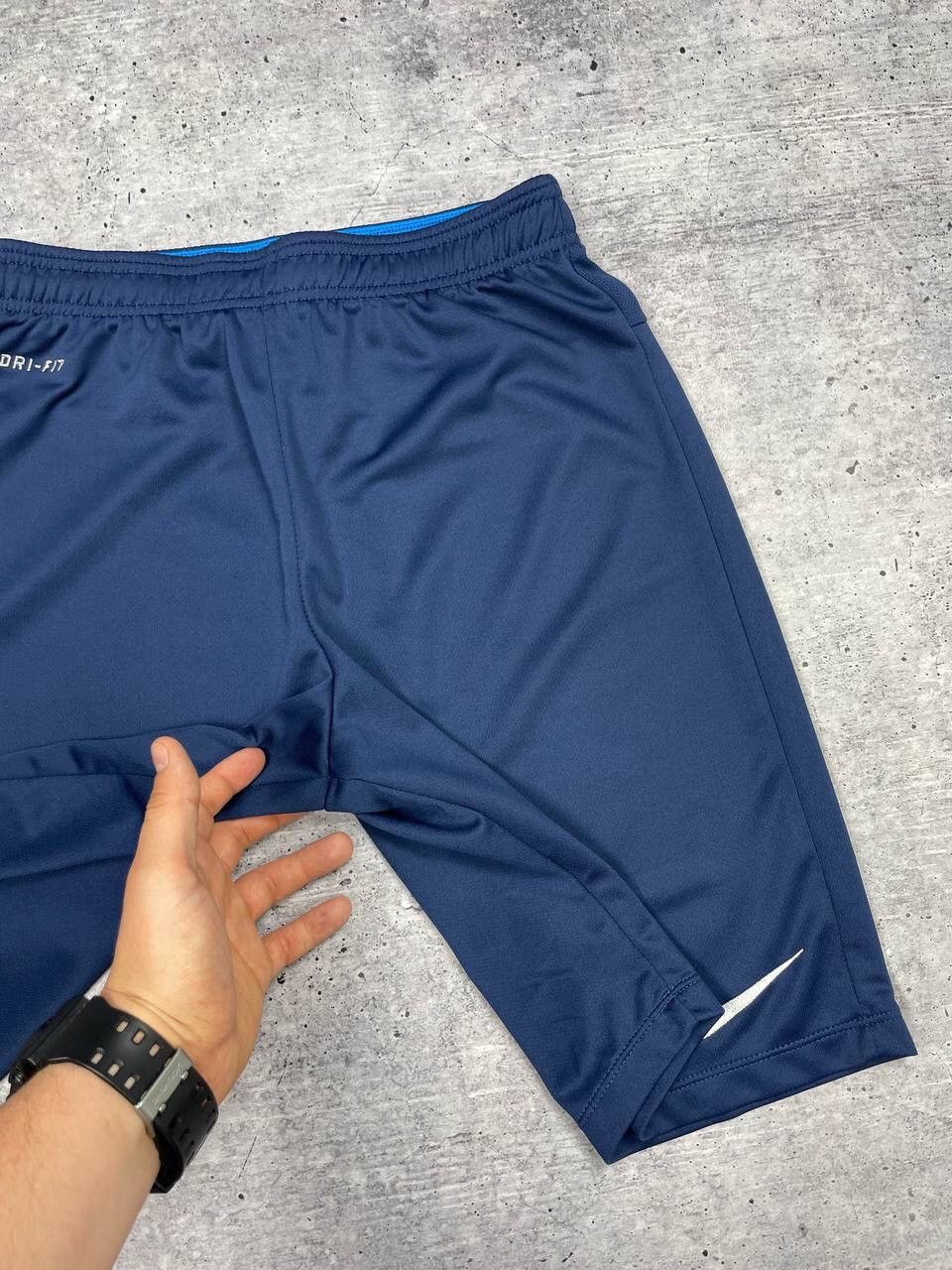 Nike × Vintage Vintage Nike 90’s Y2K Style Drill Blue Soccer Casual Shorts Size US 30 / EU 46 - 6 Thumbnail