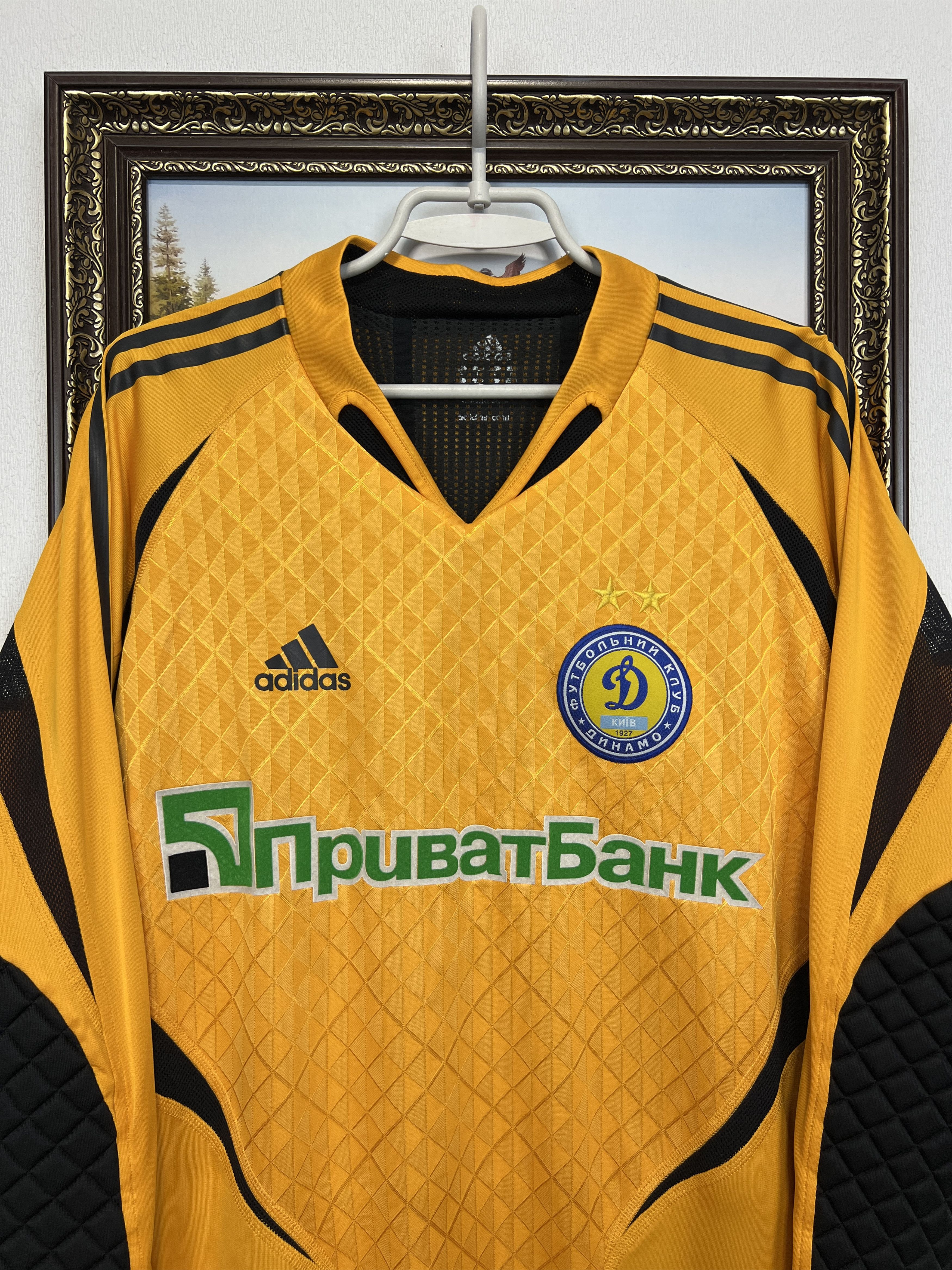 Adidas Dynamo Kiev Goalkeeper football shirt Player Issue Jersey Size US L / EU 52-54 / 3 - 2 Thumbnail