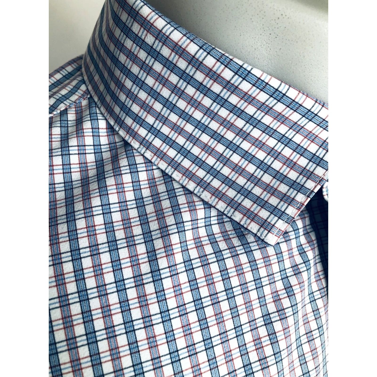 Mizzen+Main MIZZEN+MAIN Plaid Button-Up XL Long Sleeve Shirt Mens Slim Trim Fit EXCELLENT Size US XL / EU 56 / 4 - 3 Thumbnail