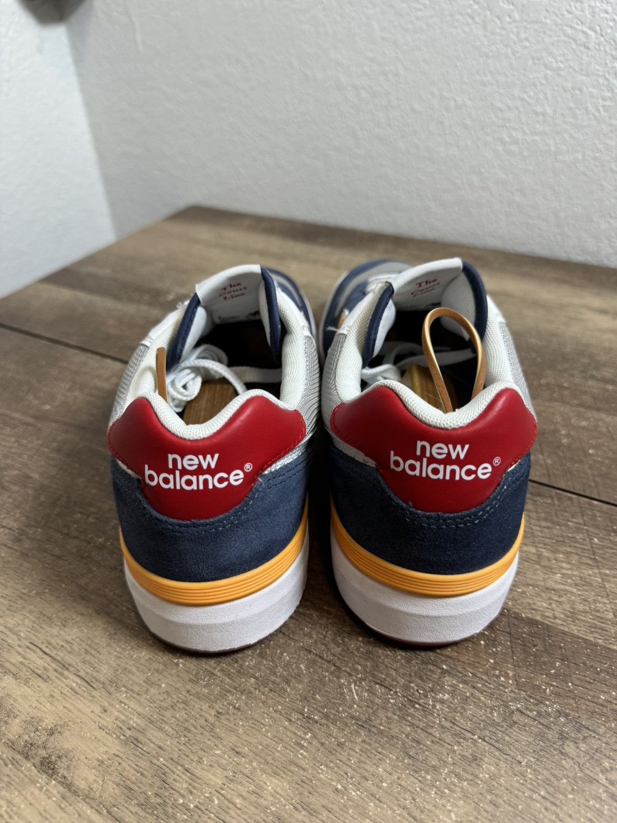 New Balance New Balance CT574 Suede Sneakers Men’s Size 12 Blue/Orange Size US 12 / EU 45 - 4 Thumbnail