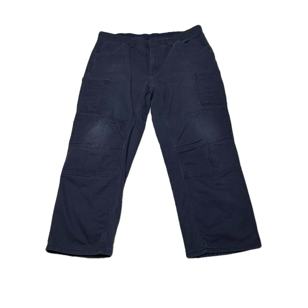 Vintage Vintage Navy Blue Cargo Pants Cargos Size US 40 / EU 56 - 1 Thumbnail