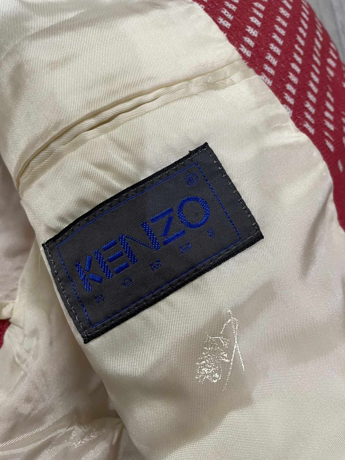 Kenzo Vintage Kenzo Blazer Red Size 52R - 6 Thumbnail