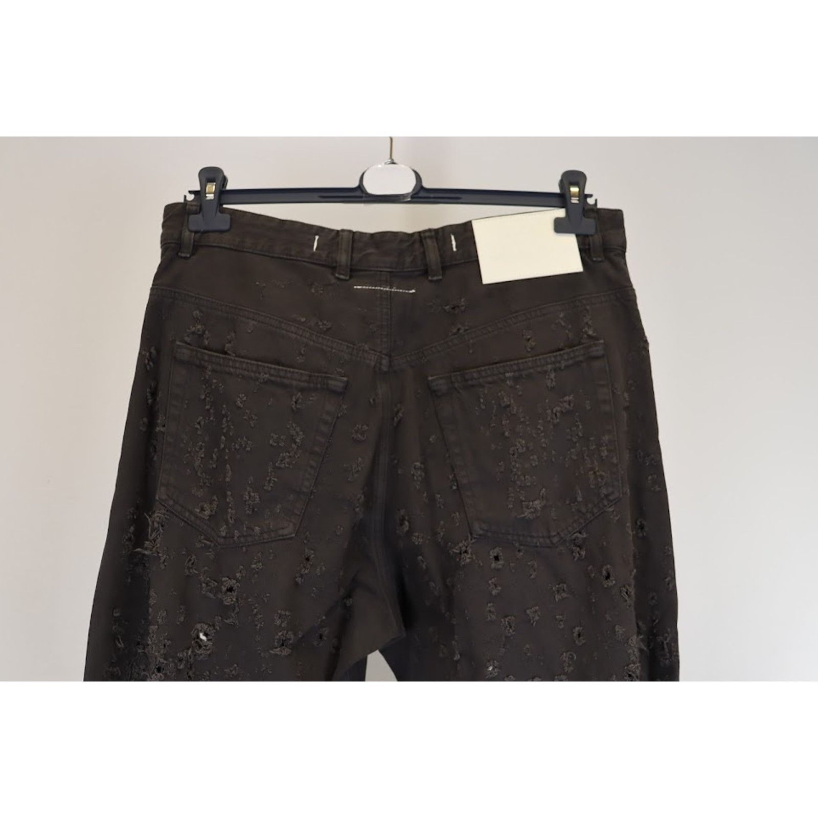 Maison Margiela o1rshd1 Distressed Jeans in Brown Size US 33 - 9 Thumbnail