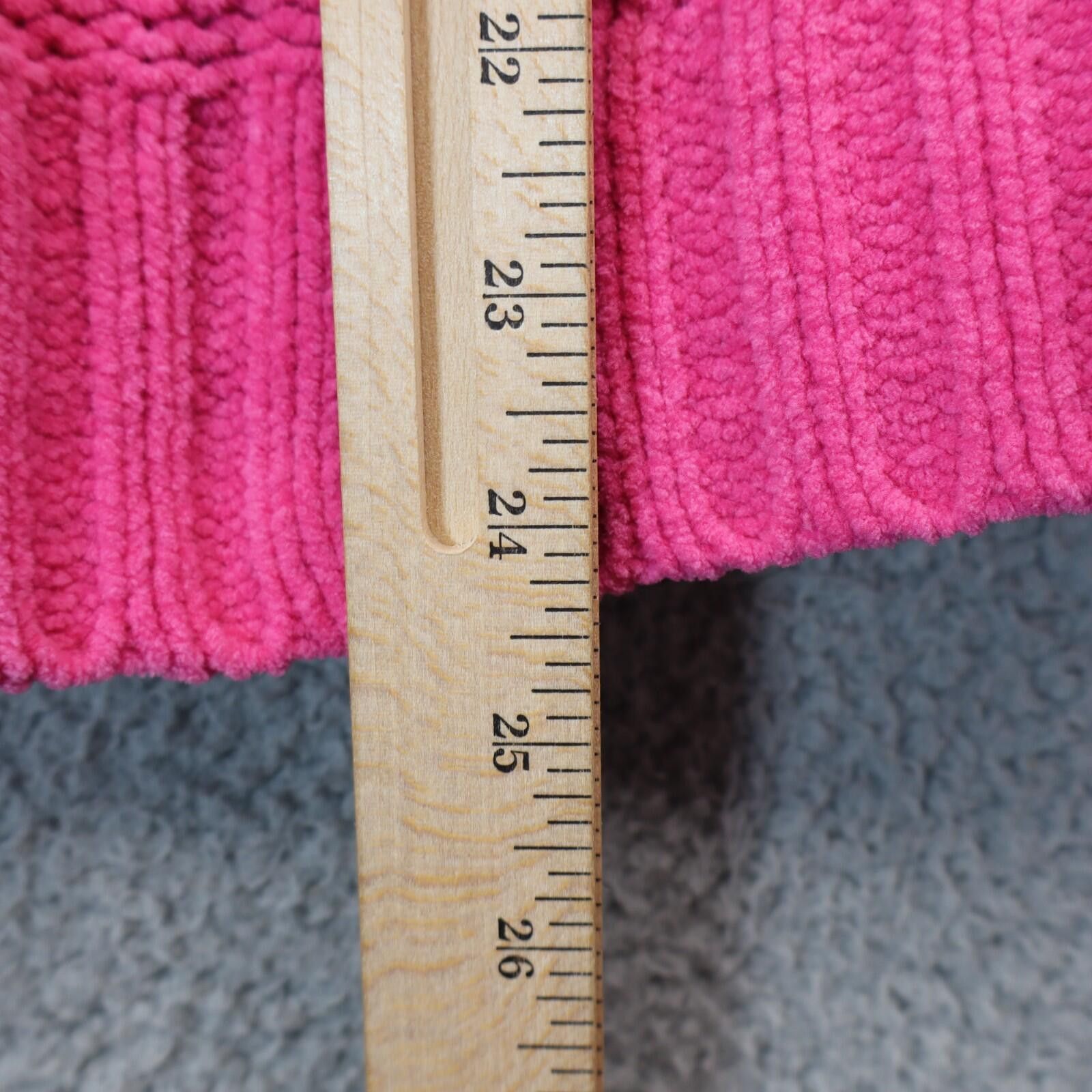 American Eagle Outfitters American Eagle Pink Heavy Cable Knit Crew Sweater Sz Medium Size US M / EU 48-50 / 2 - 3 Thumbnail