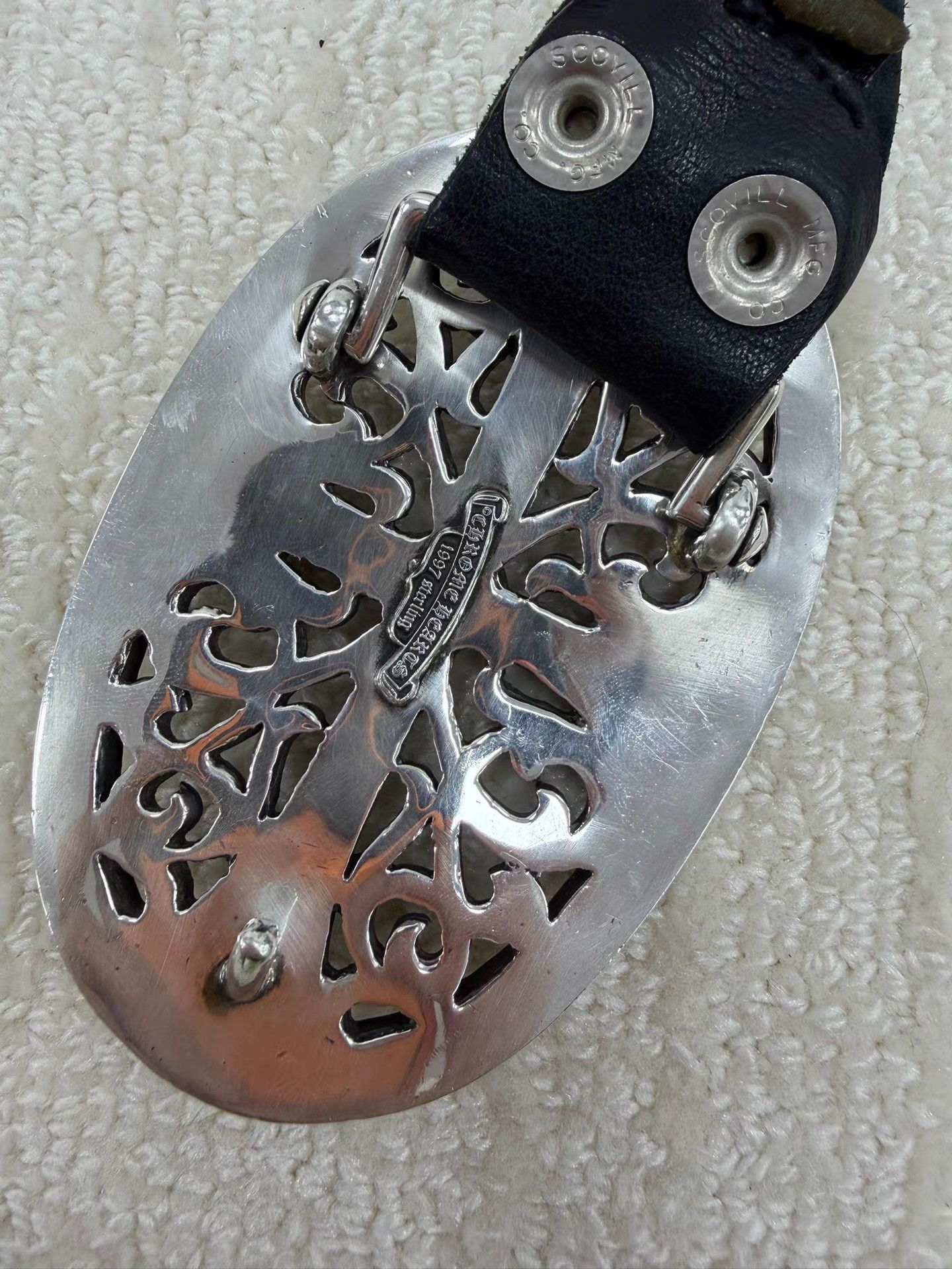 Chrome Hearts CHROME HEARTS｜Matty Boy Cross Studded Belt K2 Size ONE SIZE - 3 Thumbnail