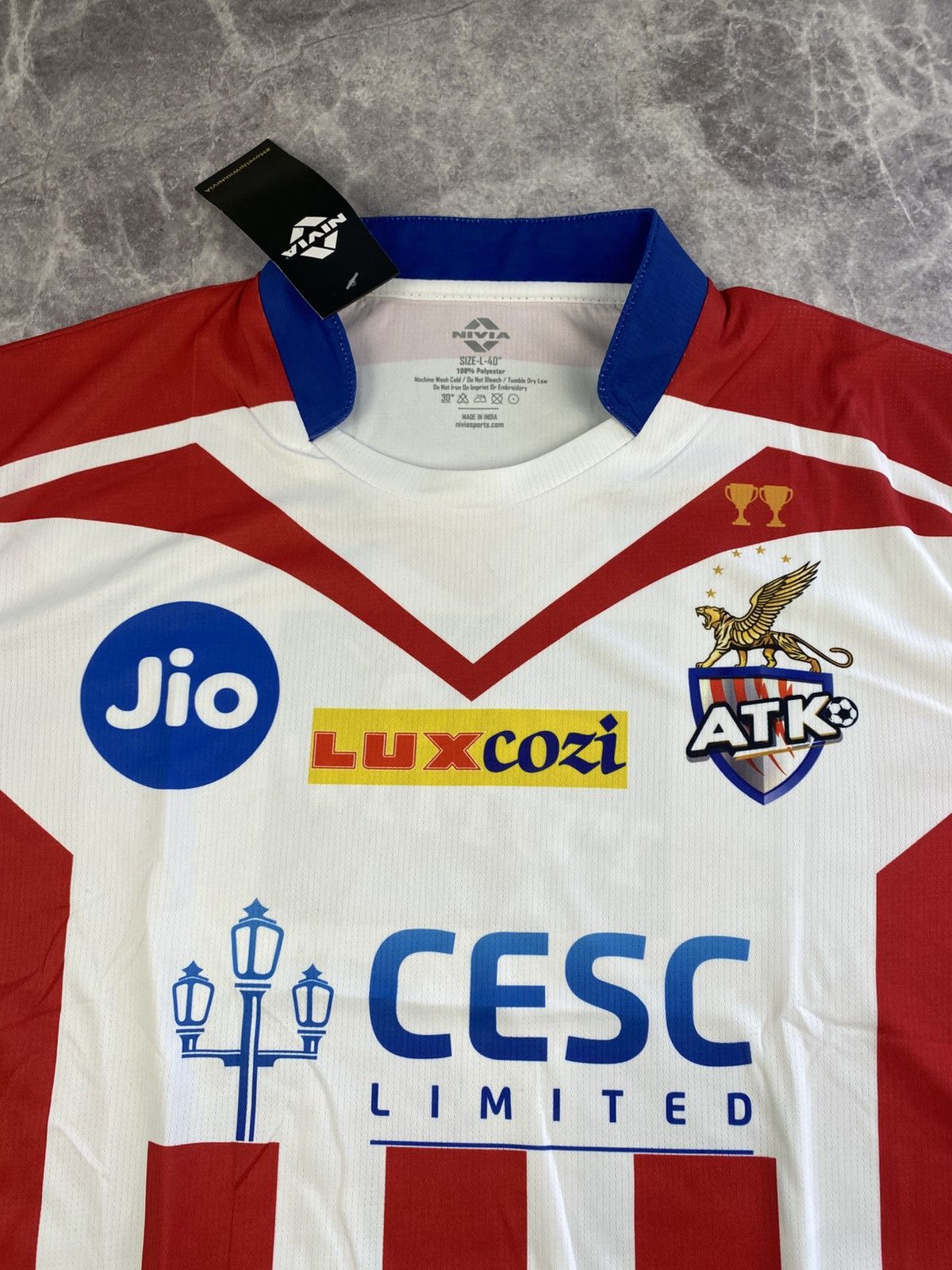Other Mohun Bagad FC 2017-18 ATK Nivia Jersey Size: L Size US L / EU 52-54 / 3 - 2 Thumbnail