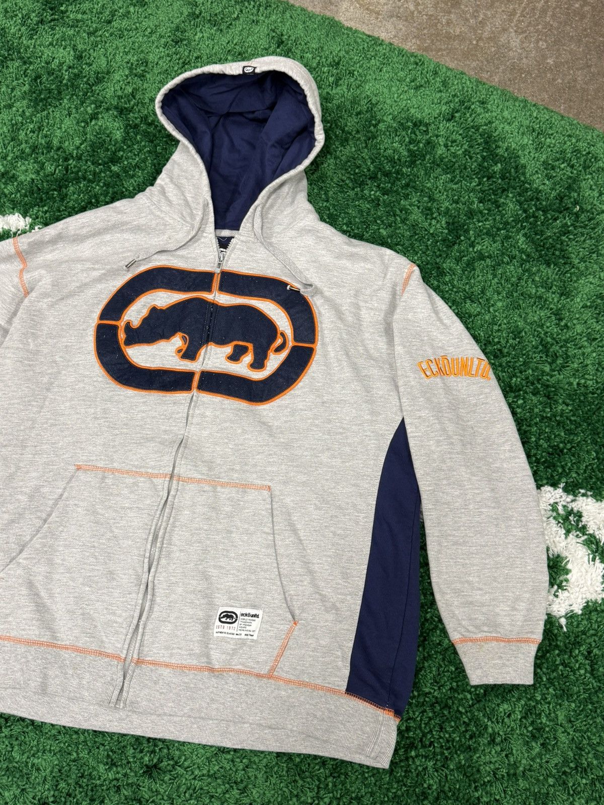 Ecko Unltd. Vintage Ecko Unltd. Rhino Center Logo Hoodie 2000s Size US XXL / EU 58 / 5 - 1 Thumbnail