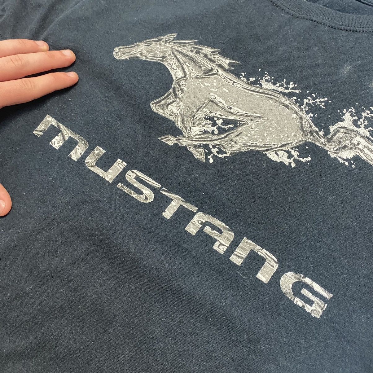 Vintage Vintage Ford Mustang Big Logo Faded racing tee Size US L / EU 52-54 / 3 - 4 Thumbnail