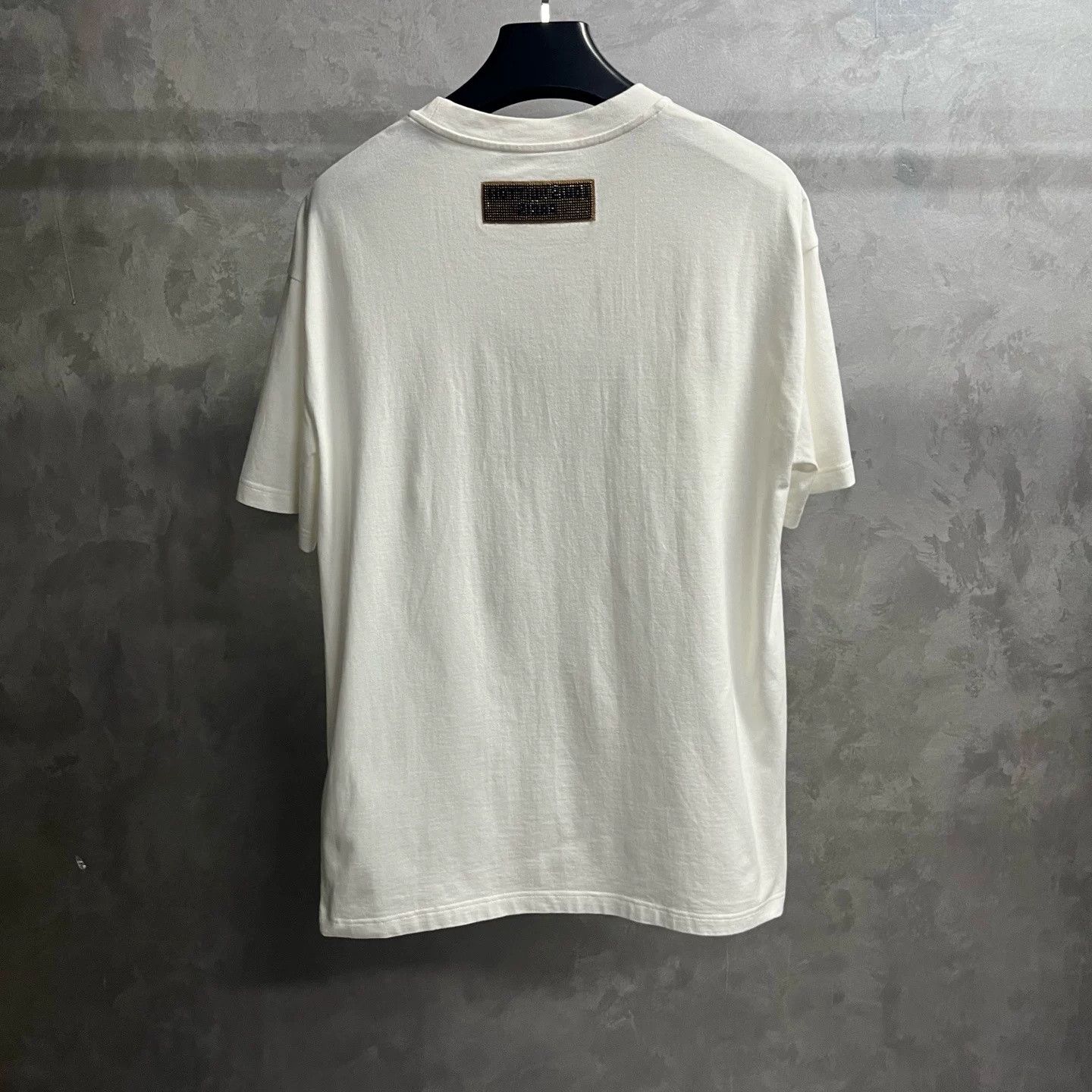Louis Vuitton Louis Vuitton White Beaded Letter Embroidery T-shirt Size US L / EU 52-54 / 3 - 5 Thumbnail