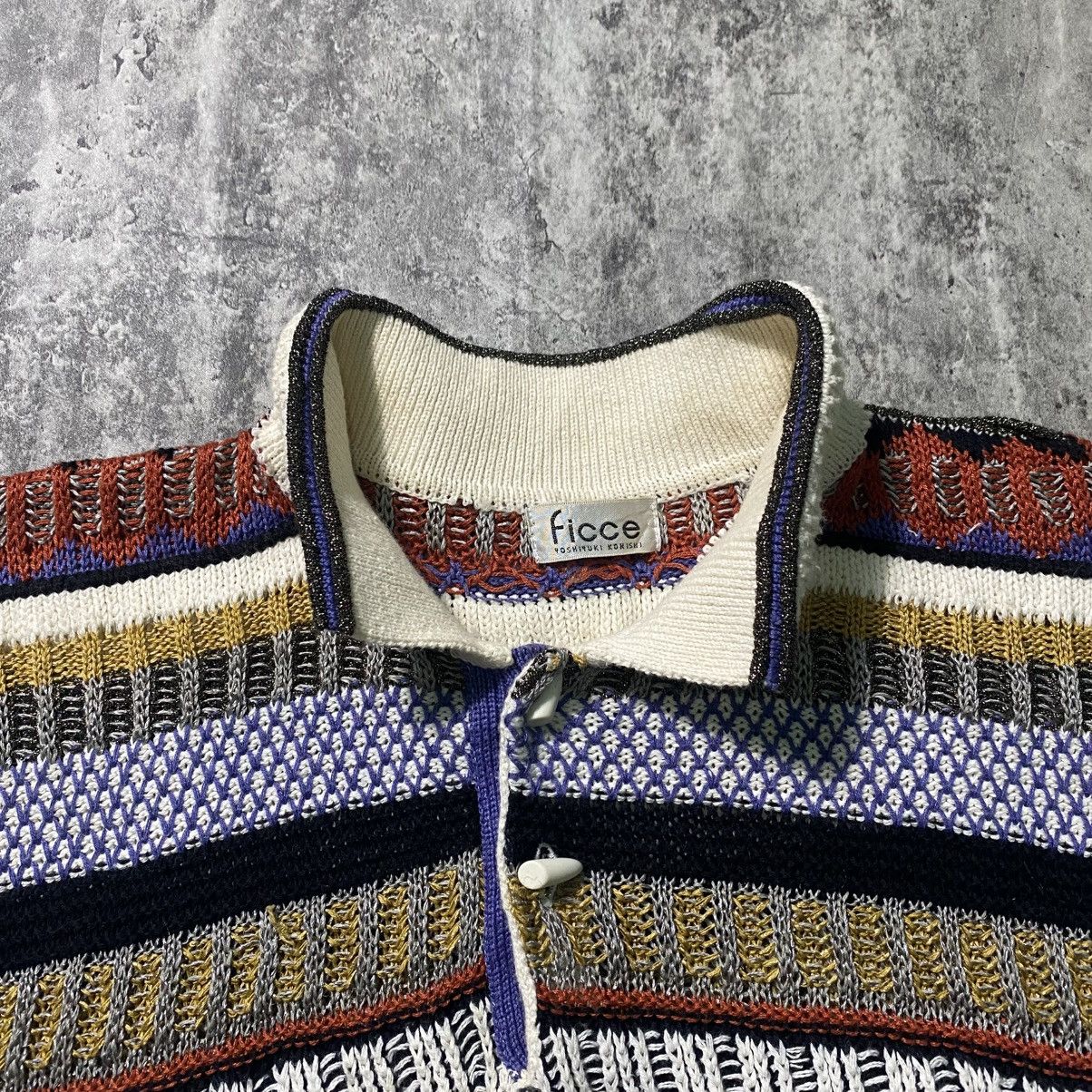 Other Vintage Ficce Yoshiyuki Konishi Cnitwear Shirt Size US L / EU 52-54 / 3 - 6 Thumbnail