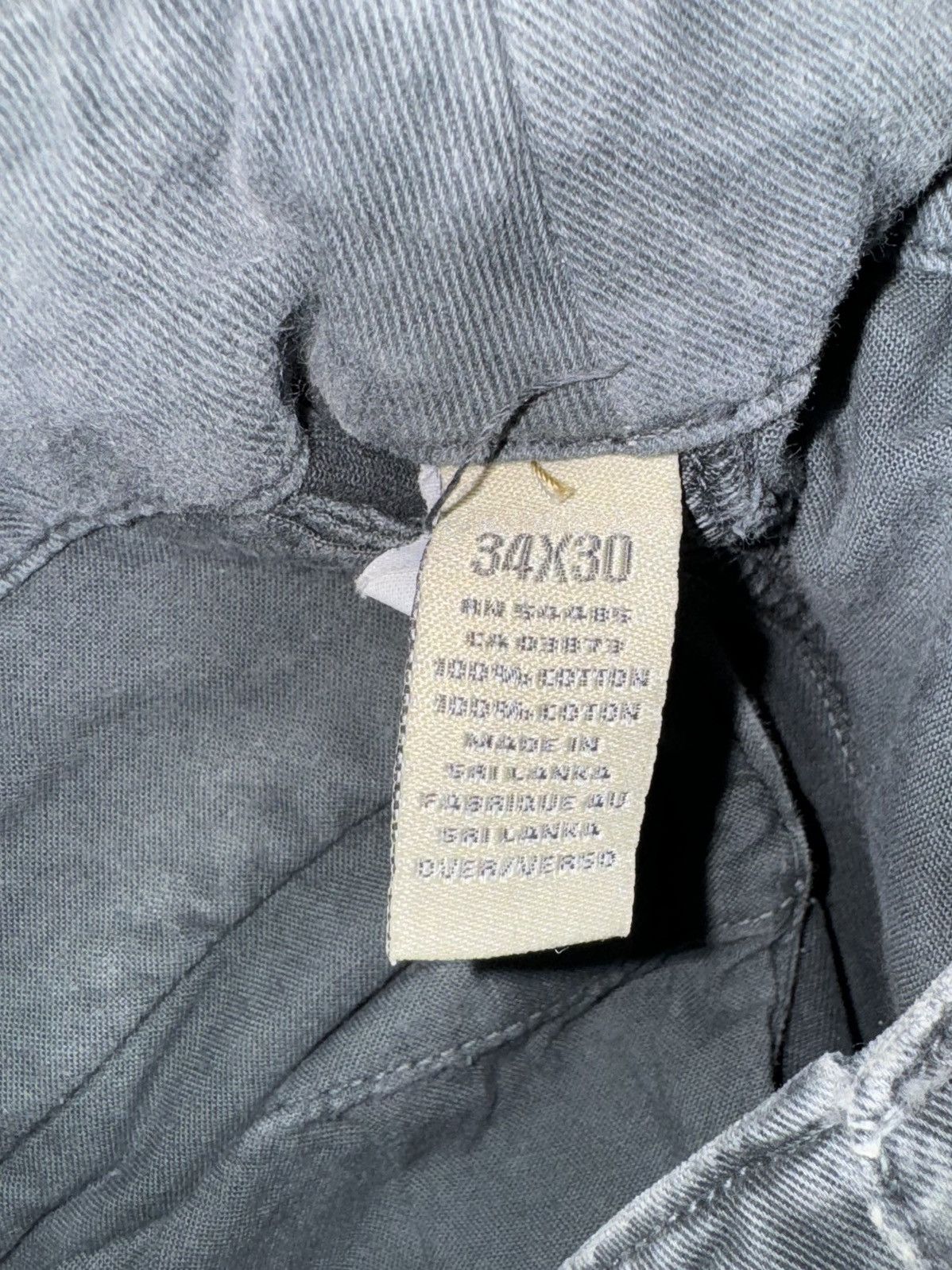 Carhartt Crazy Vintage Carhartt Style Baggy Cargo Pants Faded Black Size US 34 / EU 50 - 7 Thumbnail