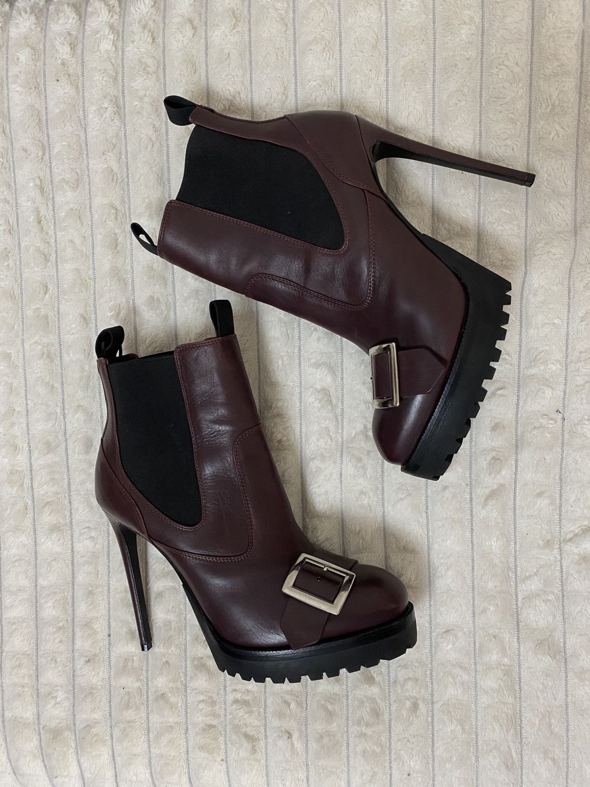 Alexander McQueen Alexander McQueen leather heels boots Size US 8 / IT 38 - 6 Thumbnail