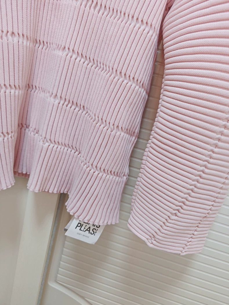 Issey Miyake Issey Miyake size:one size Pink knitted sweater Size XS / US 0-2 / IT 36-38 - 5 Thumbnail