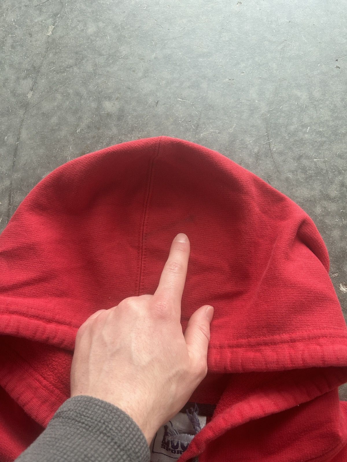 Lee × NHL × Vintage Vintage Y2K Detroit Red Wings Hoodie Embroidered Logo Baggy Size US XXL / EU 58 / 5 - 9 Thumbnail