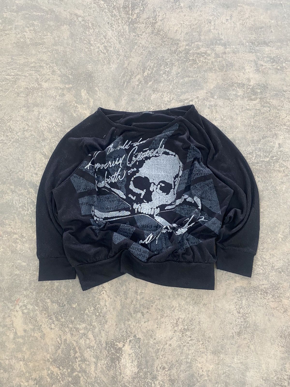 Le Grande Bleu (L.G.B.) Cornflake skull punk grunge lgb knit loose fit Size US M / EU 48-50 / 2 - 1 Thumbnail