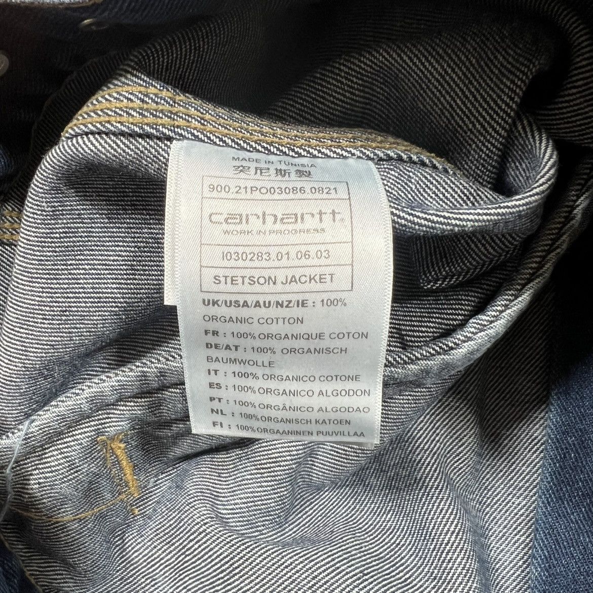 Carhartt Carhartt Blue Denim Jacket Size US L / EU 52-54 / 3 - 3 Thumbnail