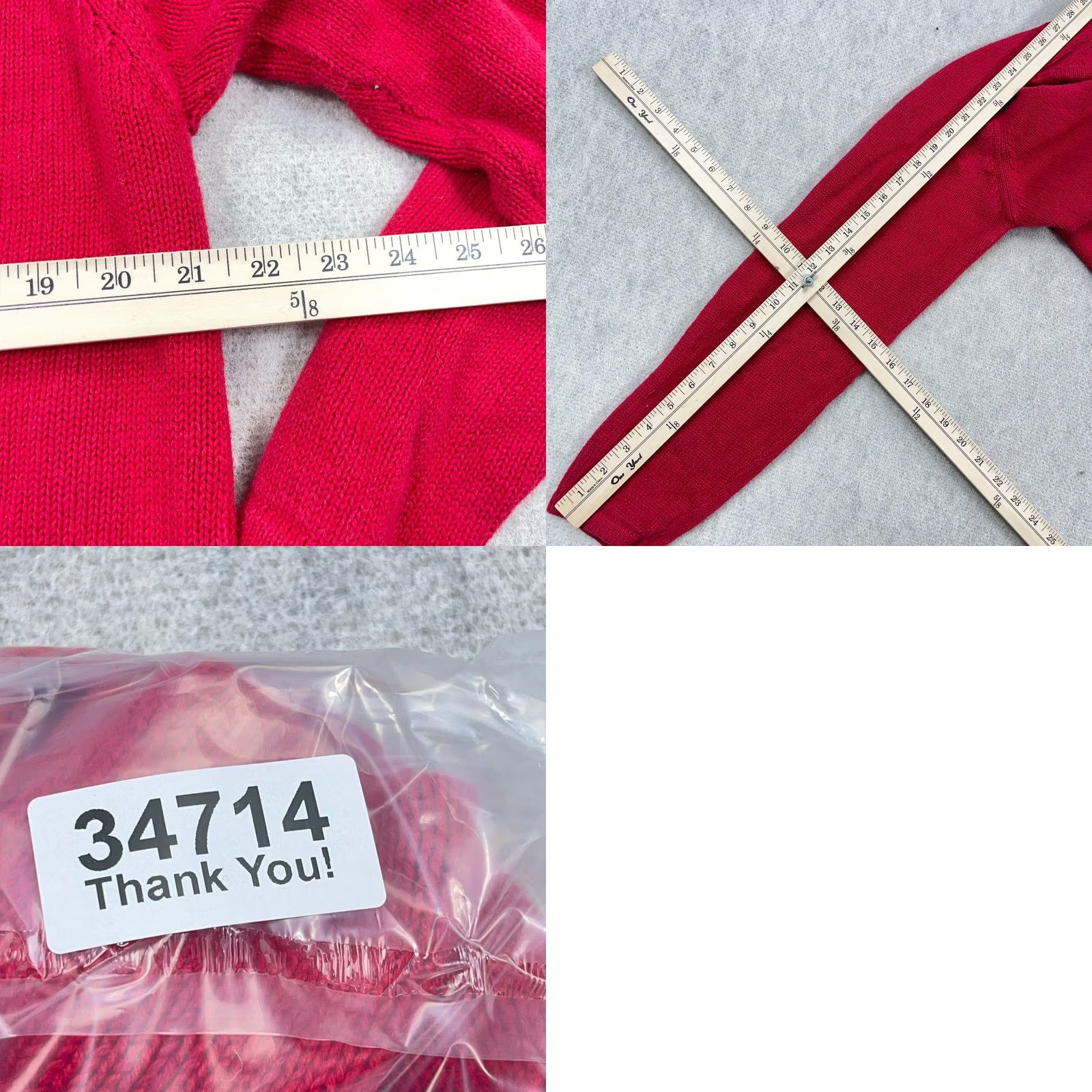 Vintage VINTAGE Heirloom Collectibles Sweater Womens L Red Christmas Women Full Zip Cardigan Size L / US 10 / IT 46 - 9 Thumbnail
