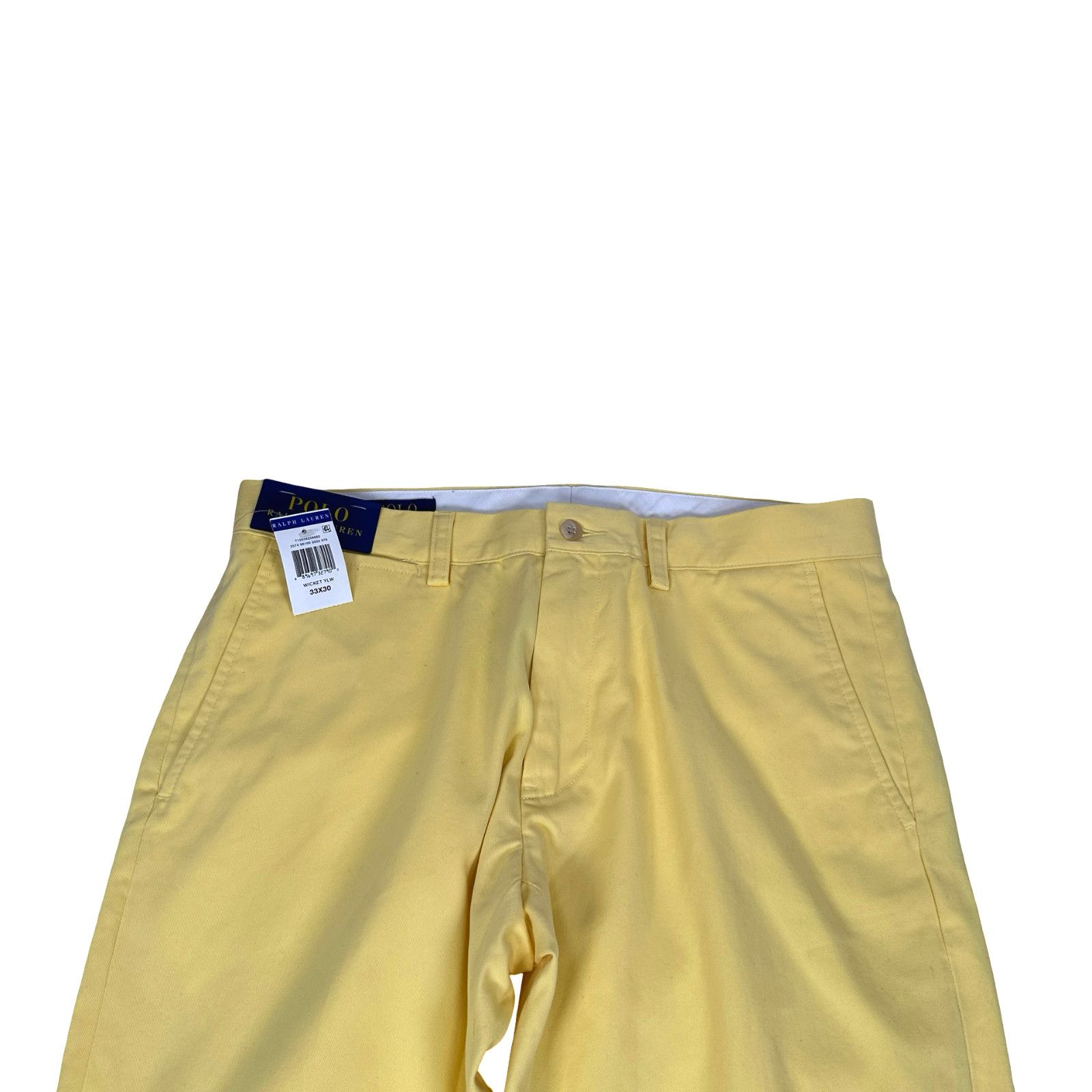 Polo Ralph Lauren Polo Ralph Lauren Chino Pants Men 33x30 Yellow Slim NWT New Size US 33 - 3 Thumbnail
