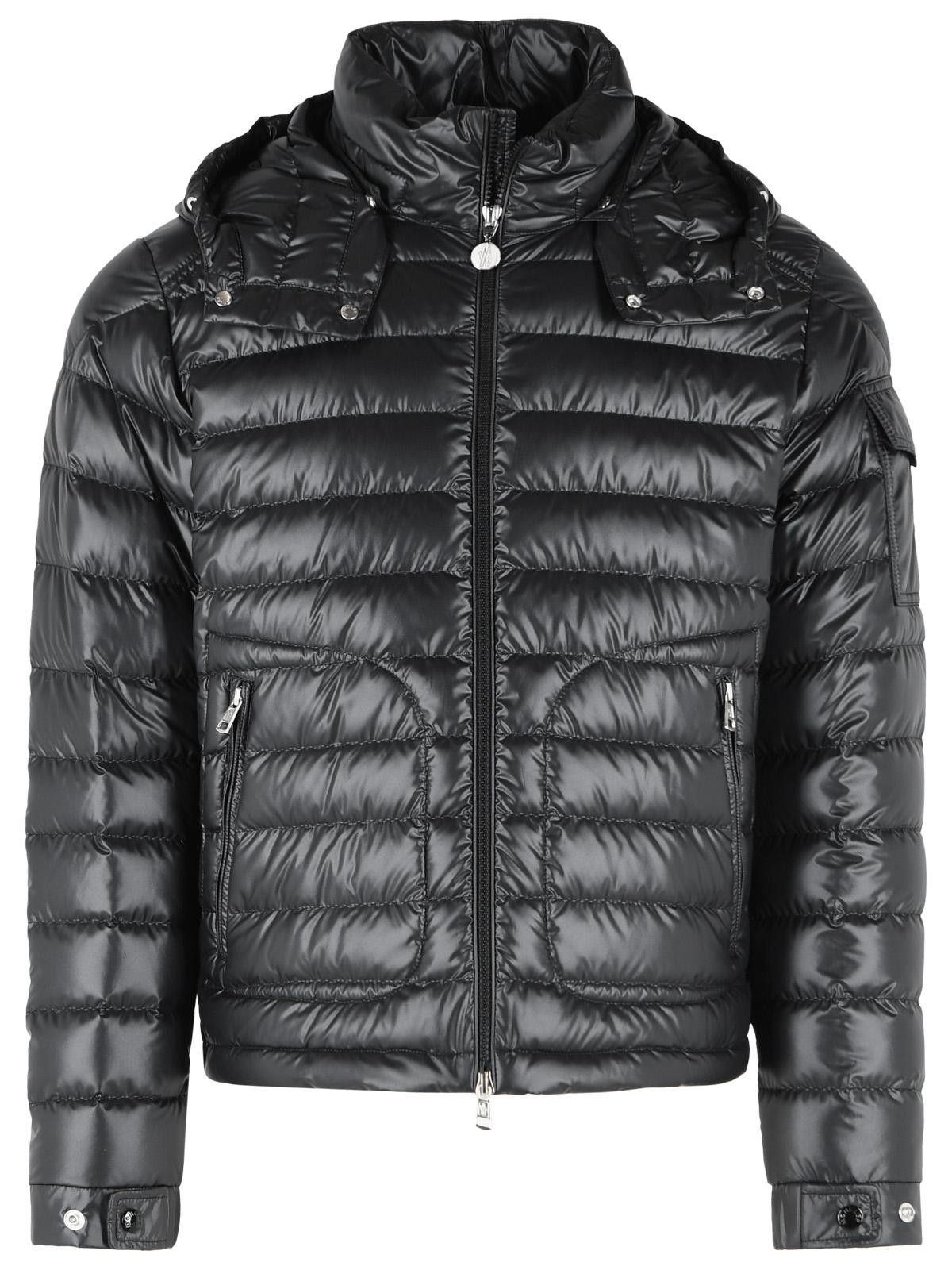 Moncler MONCLER 'Lauros' Short Hooded Down Jacket In Black Polyester Size US XL / EU 56 / 4 - 1 Thumbnail