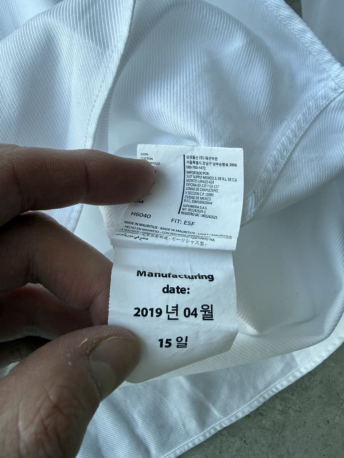 Suitsupply Suitsupply Shirts Cotton Two Ply Luxury White Old Money Size US M / EU 48-50 / 2 - 5 Thumbnail