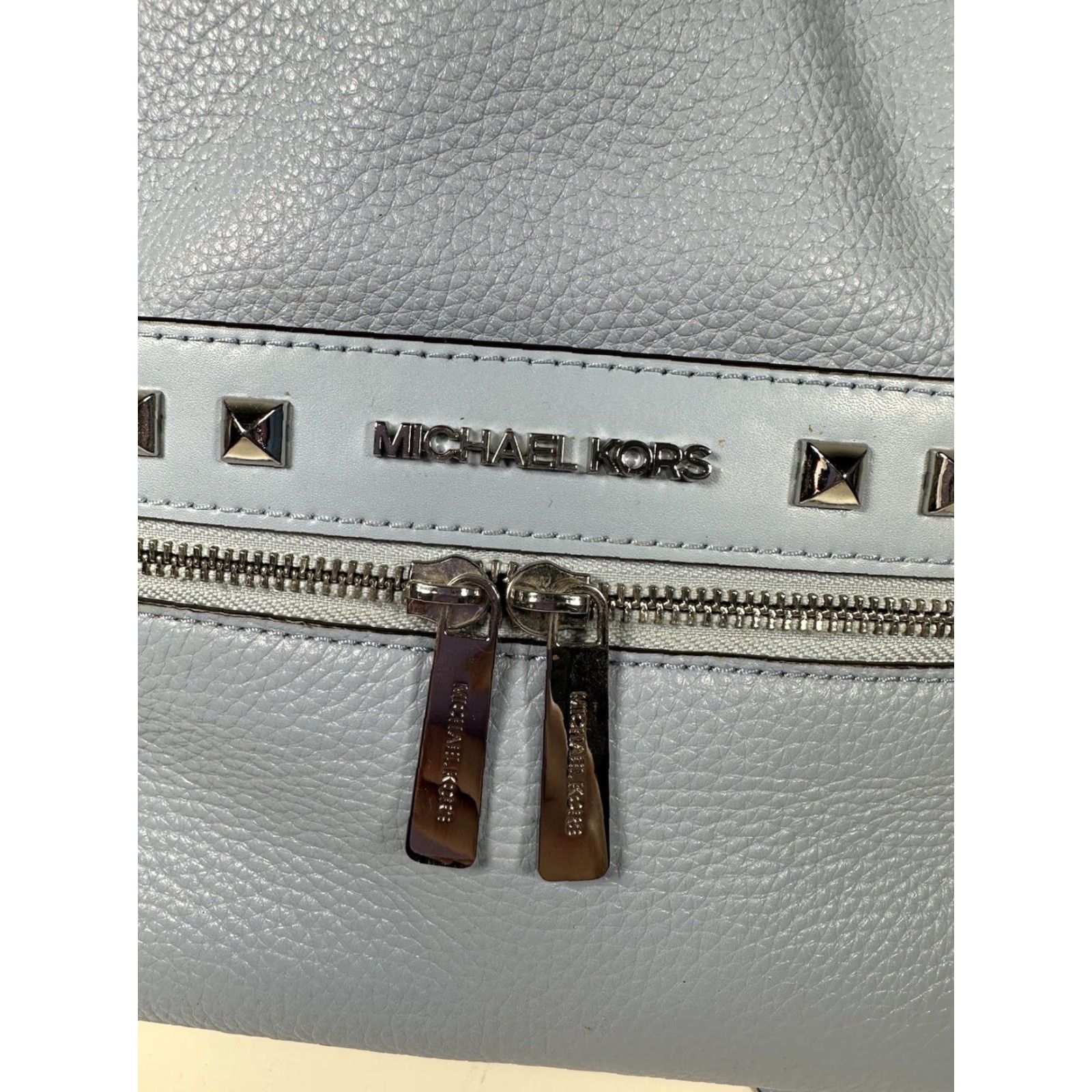 Michael Kors **Michael Kors Kenly Medium Blue Pebbled Leather Women's Backpack** User: Michael Kors Kenly Medium Blue Pebbled Leather Women's Backpack Size ONE SIZE - 2 Thumbnail