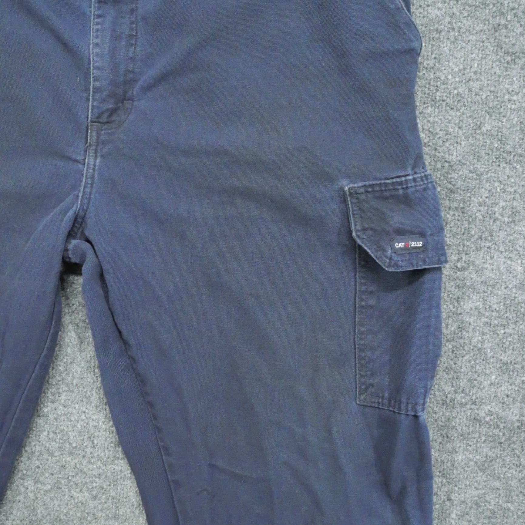 Vintage Tyndale Pants Mens 42x34 Blue Cargo Cat 2 Flame Resistant Reflective Size US 42 / EU 58 - 4 Thumbnail