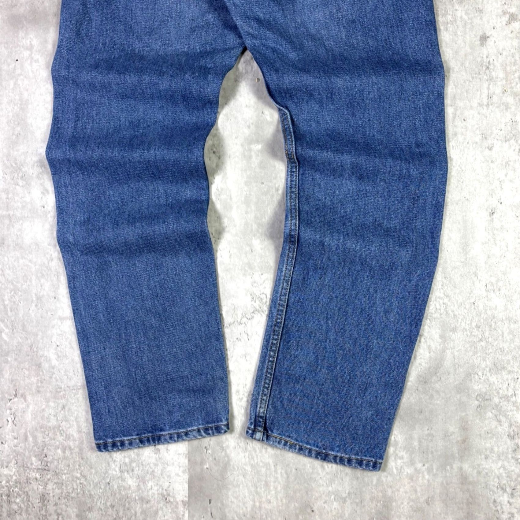 Levi's Levis 505 Regular Fit Straight Leg Jeans Mens 34x30 Medium Wash Blue Denim Size US 34 / EU 50 - 7 Thumbnail