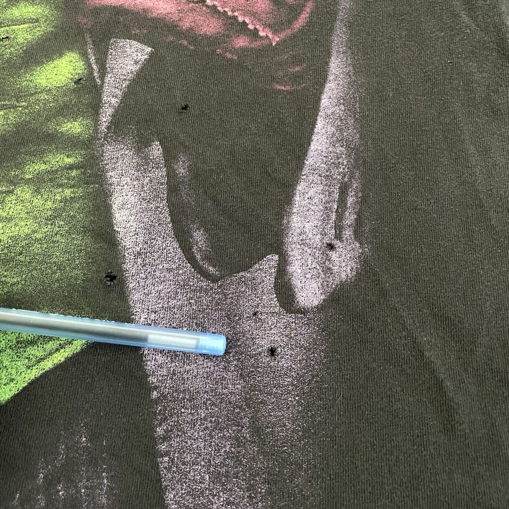 Gloverall Joker Batman Shirt Dark Knight Adult Large Gray AOP All Over Print Y2K Mens Size US L / EU 52-54 / 3 - 5 Thumbnail