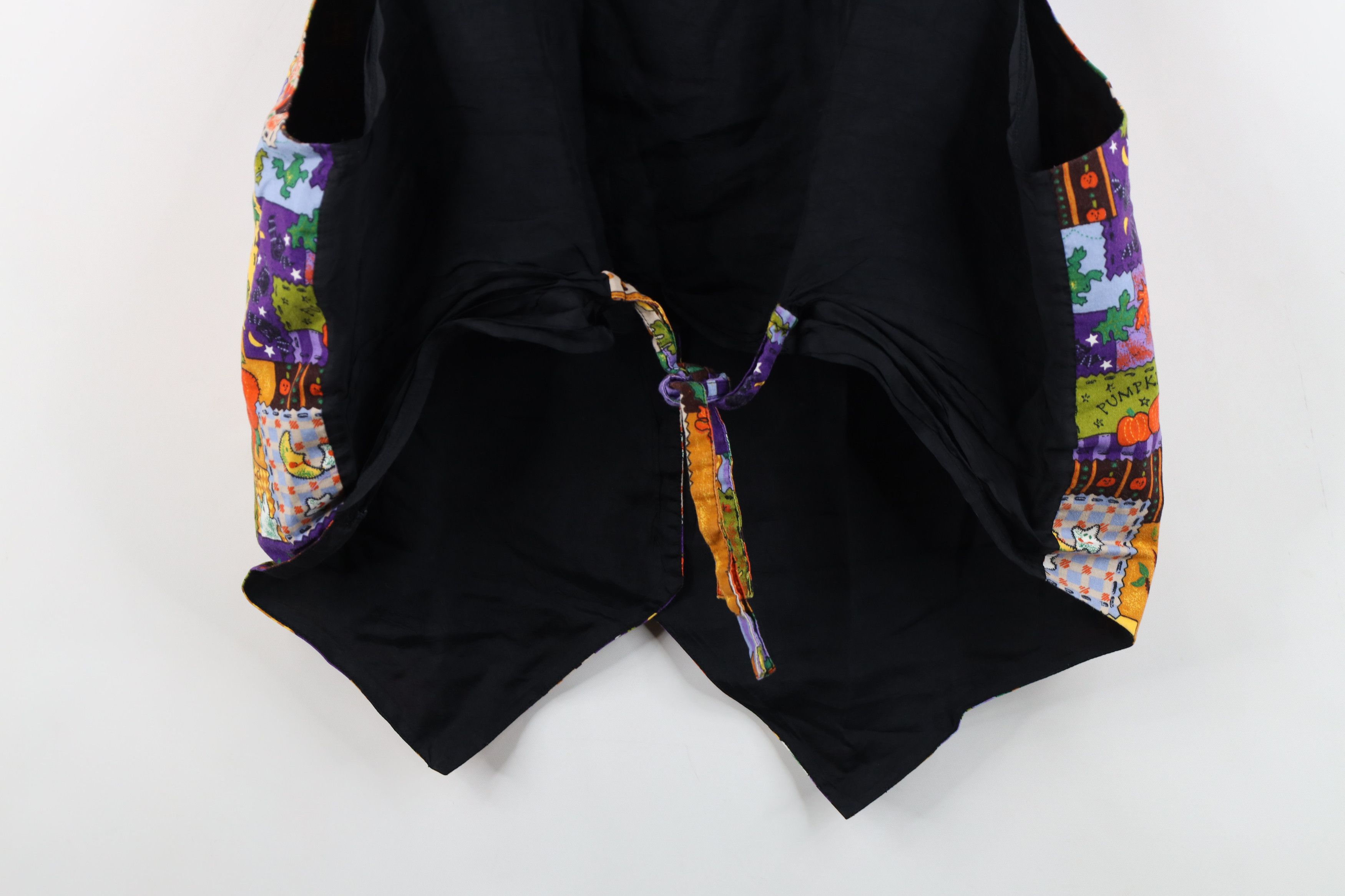 Vintage Vintage 90s Streetwear Fall Tie Back Button Vest Jacket Size XL / US 12-14 / IT 48-50 - 10 Thumbnail