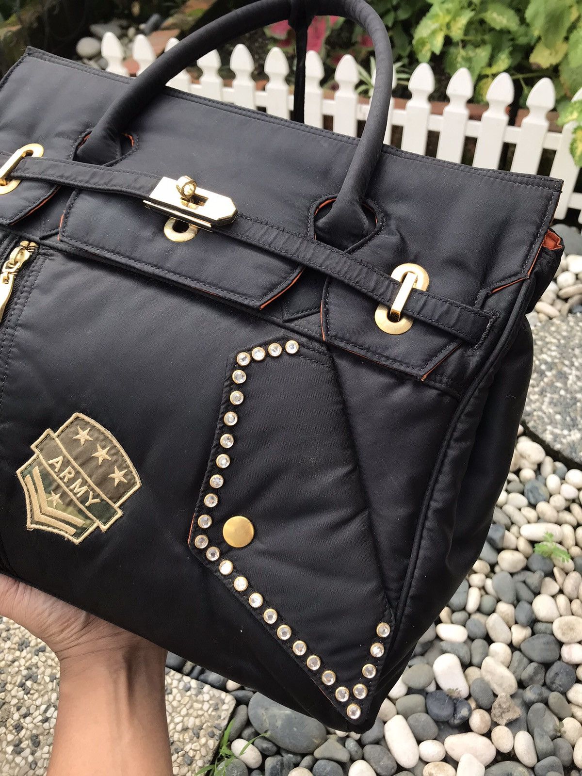 Japanese Brand DEZERT INDUSTRY TYPE HANDBAG HANDMADE 🇯🇵 Size ONE SIZE - 6 Thumbnail