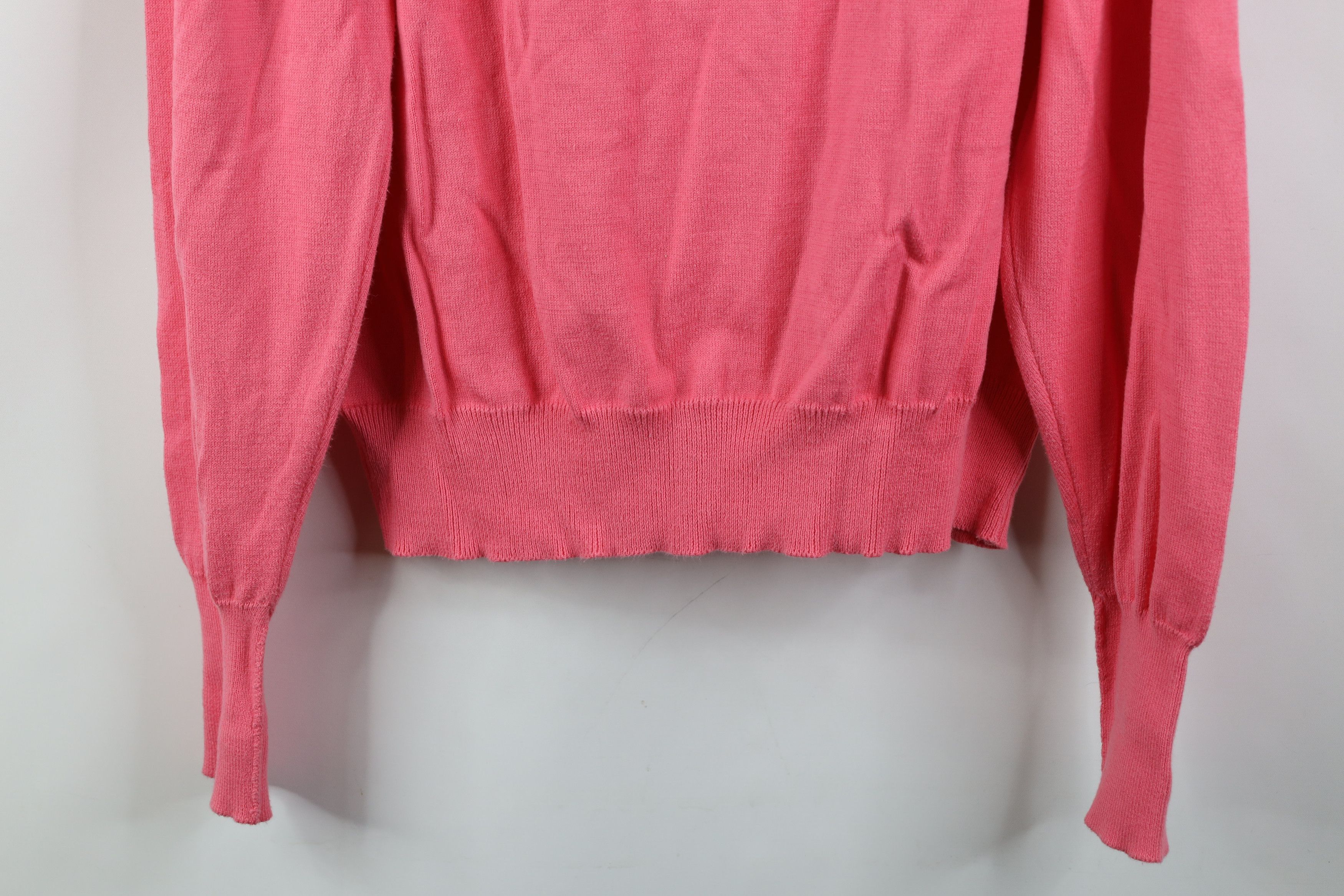 Vintage Vintage 90s Streetwear Island Cotton Knit Sweater Pink USA Size US L / EU 52-54 / 3 - 9 Thumbnail