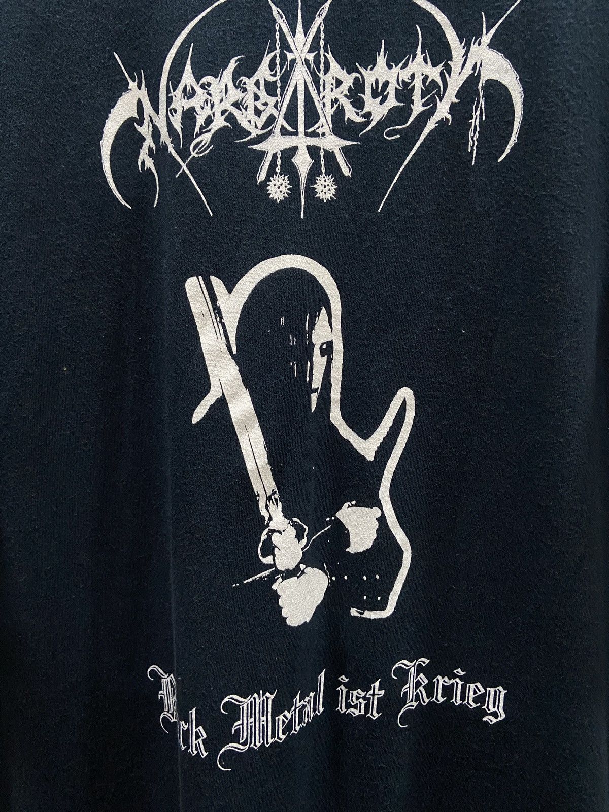 Band Tees × Vintage Vintage 90s 00s Nargaroth Black Metal Band TOUR T-SHIRT Size US XL / EU 56 / 4 - 8 Thumbnail