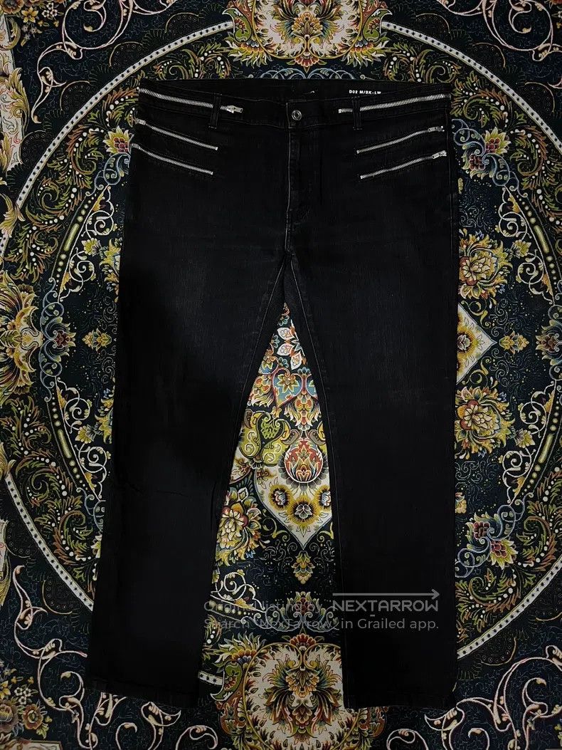 Saint Laurent Paris Saint Laurent Paris Black Five-Zipper Denim Pants Size US 36 / EU 52 - 1 Thumbnail