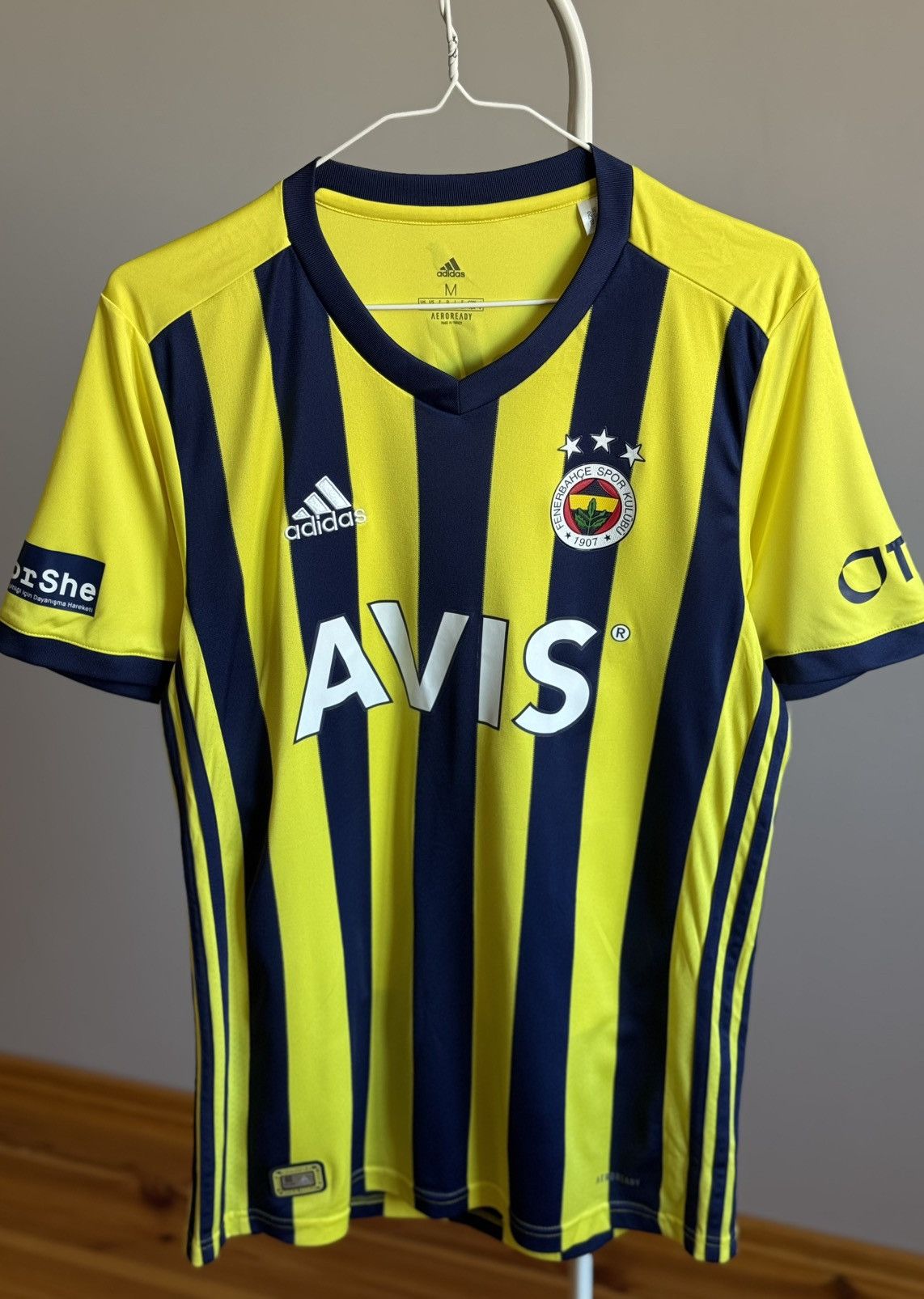 Vintage Adidas Fenerbahce SK 2020 2021 Jersey T-shirt Size US M / EU 48-50 / 2 - 2 Thumbnail