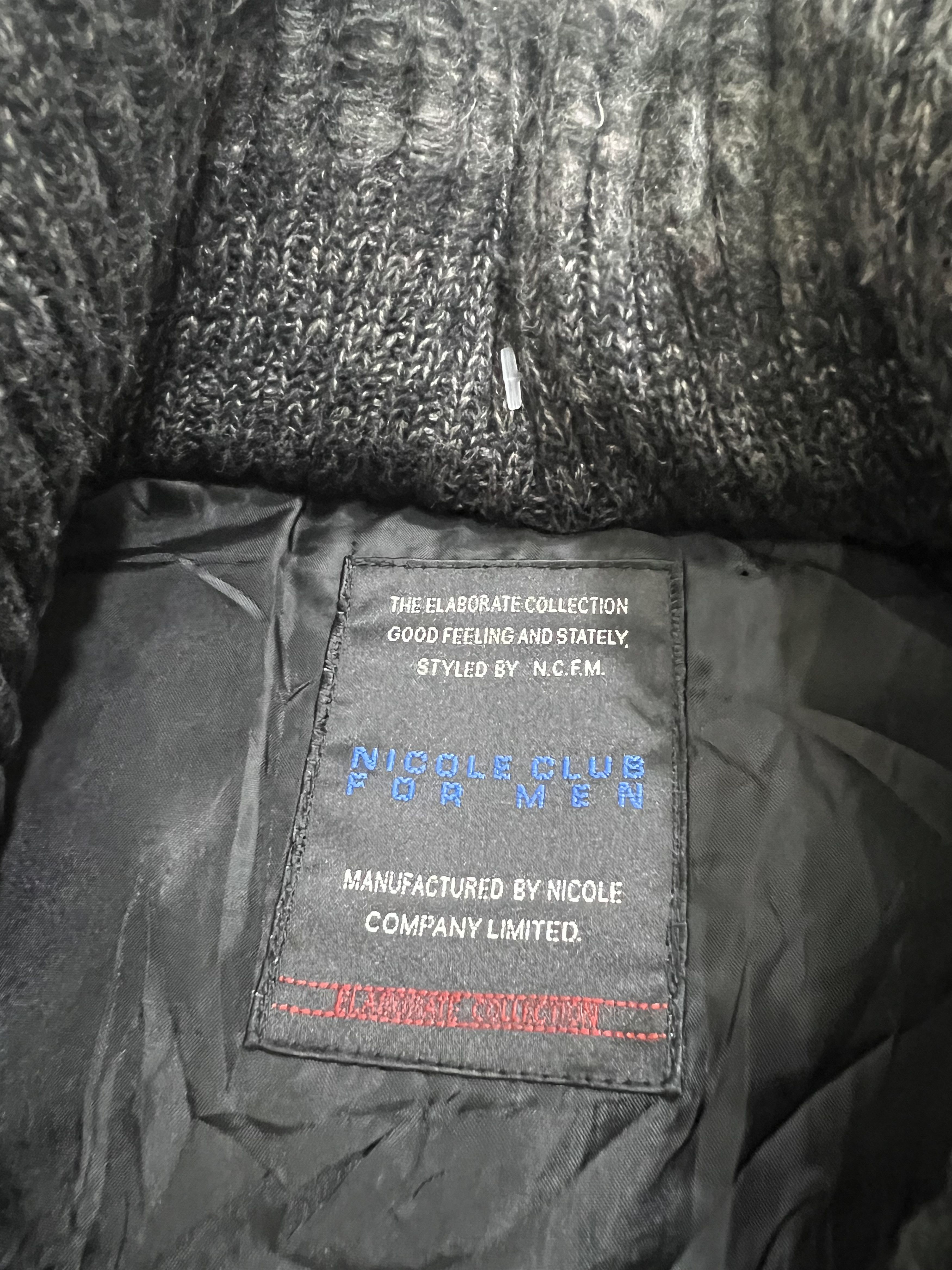 Nicole Club 2000s Nicole For Men Knit Wool Gilet Vkei y2k Lgb Ifsix Size US M / EU 48-50 / 2 - 9 Thumbnail