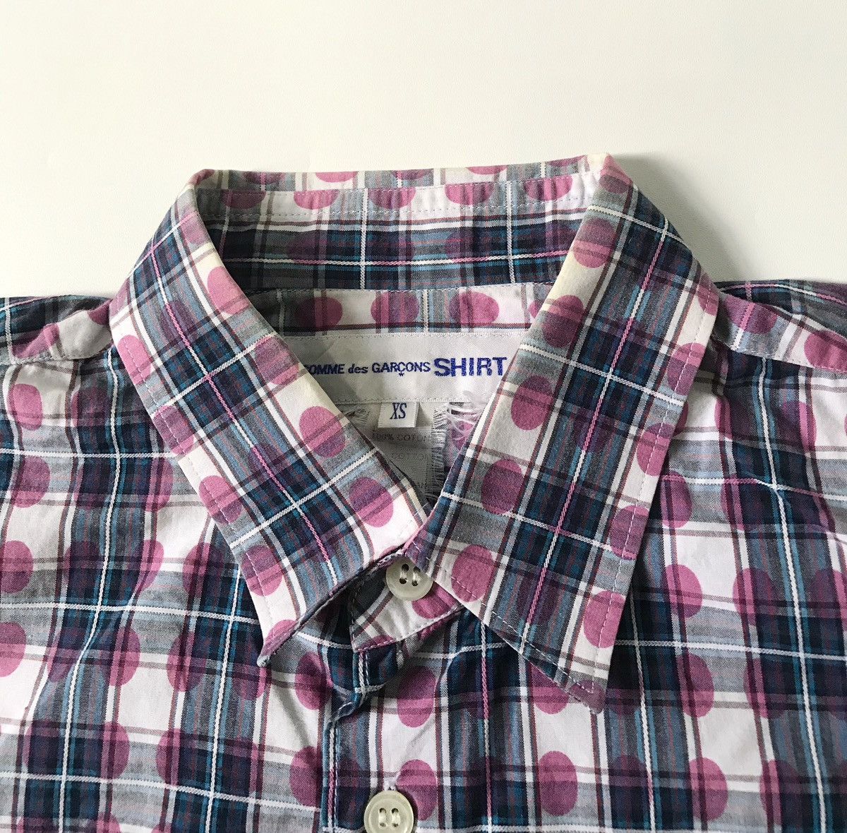 Comme des Garcons CDG SHIRT polkadot checkered shirt Size US S / EU 44-46 / 1 - 4 Thumbnail