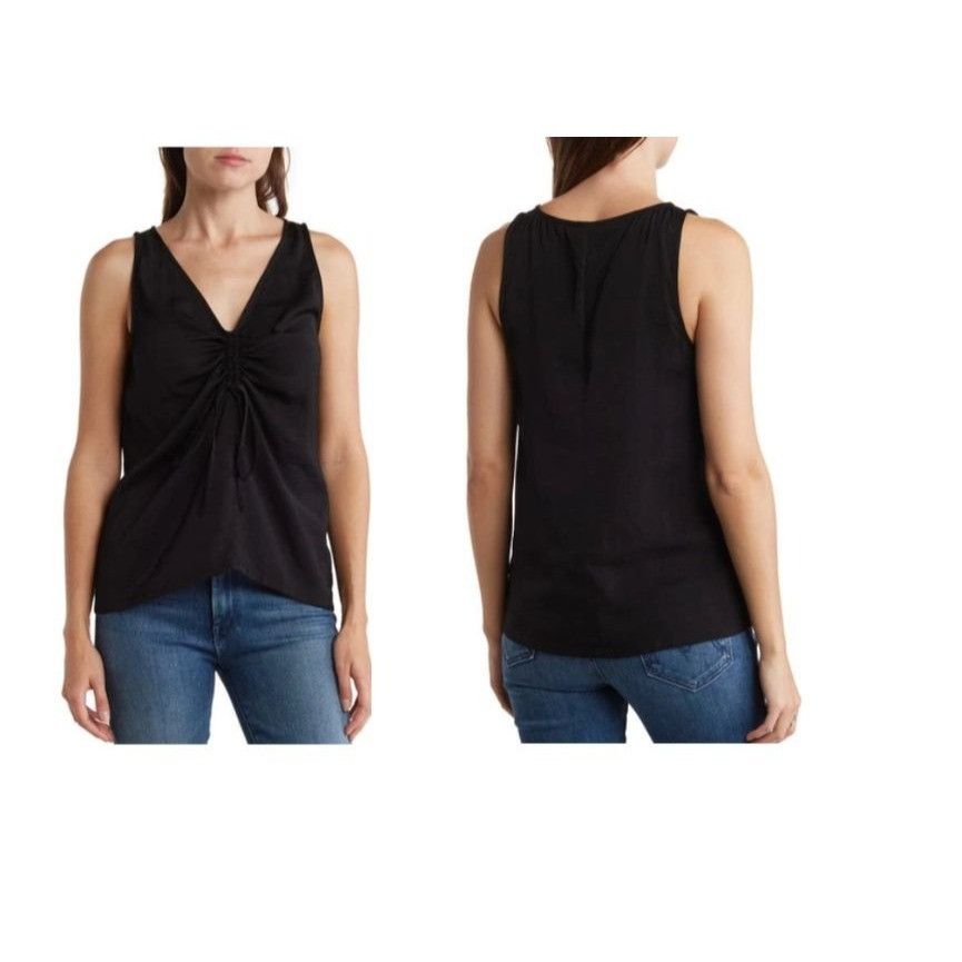Other Melrose and Market Cinched Front Top In Black, XXS Size XXS / US 00 / IT 34 - 1 Thumbnail