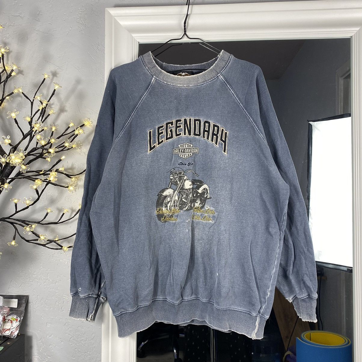 VINTAGE HARLEY DAVIDSON LEGENDARY FADED SWEATSHIRT