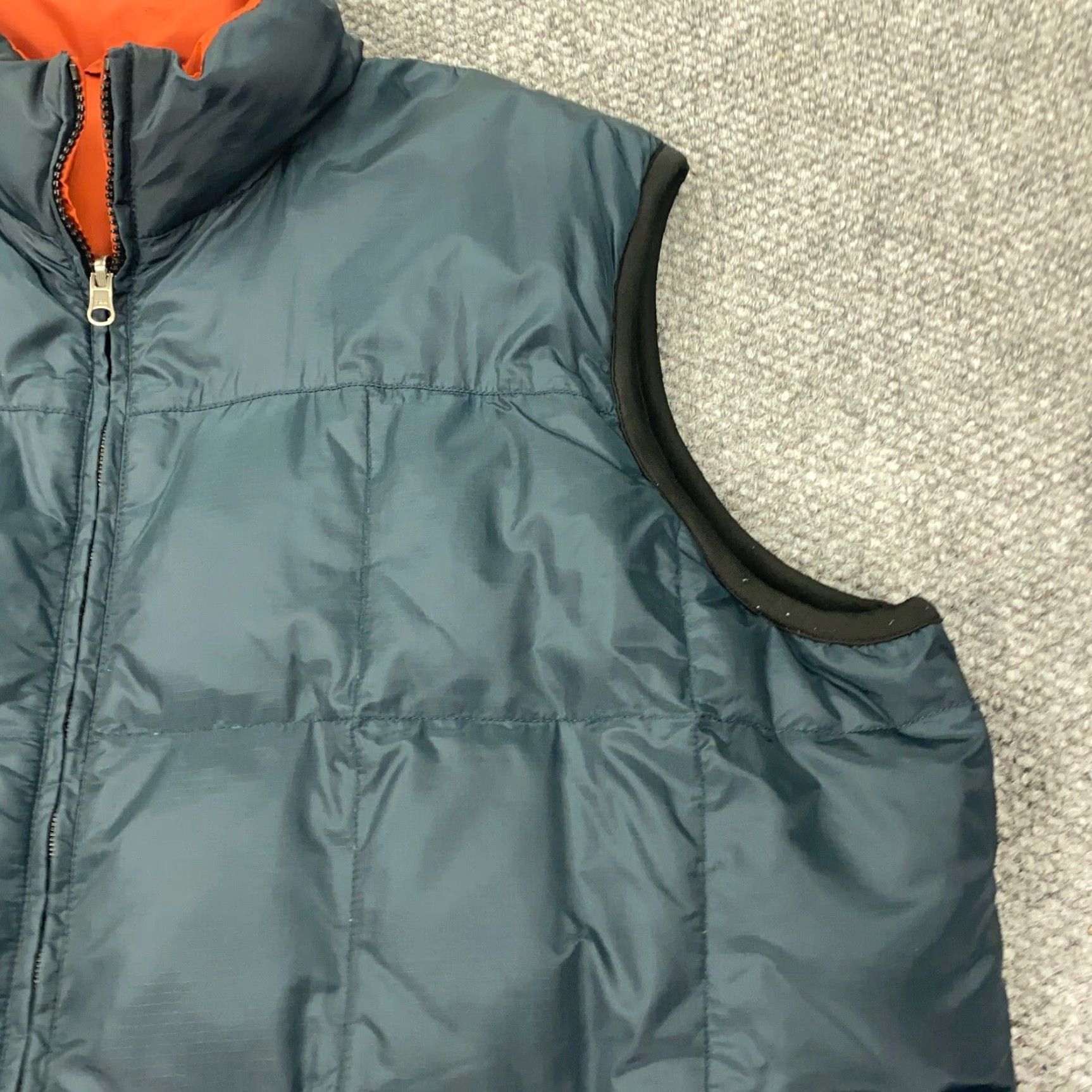 Eddie Bauer EDDIE BAUER Puffer Vest Mens XL Gray Reversible Down Full Zip Outdoor Winter Sports Size US XL / EU 56 / 4 - 6 Thumbnail