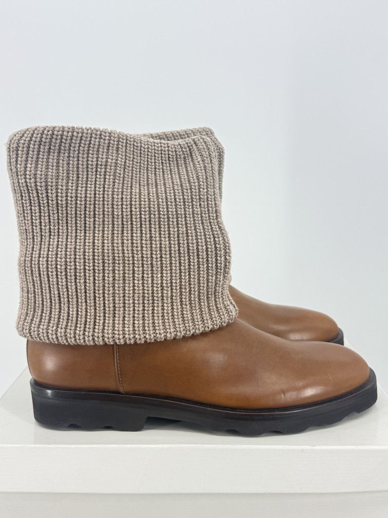 Maison Margiela Leather Moto Boot Size US 11 / EU 44 - 1 Thumbnail