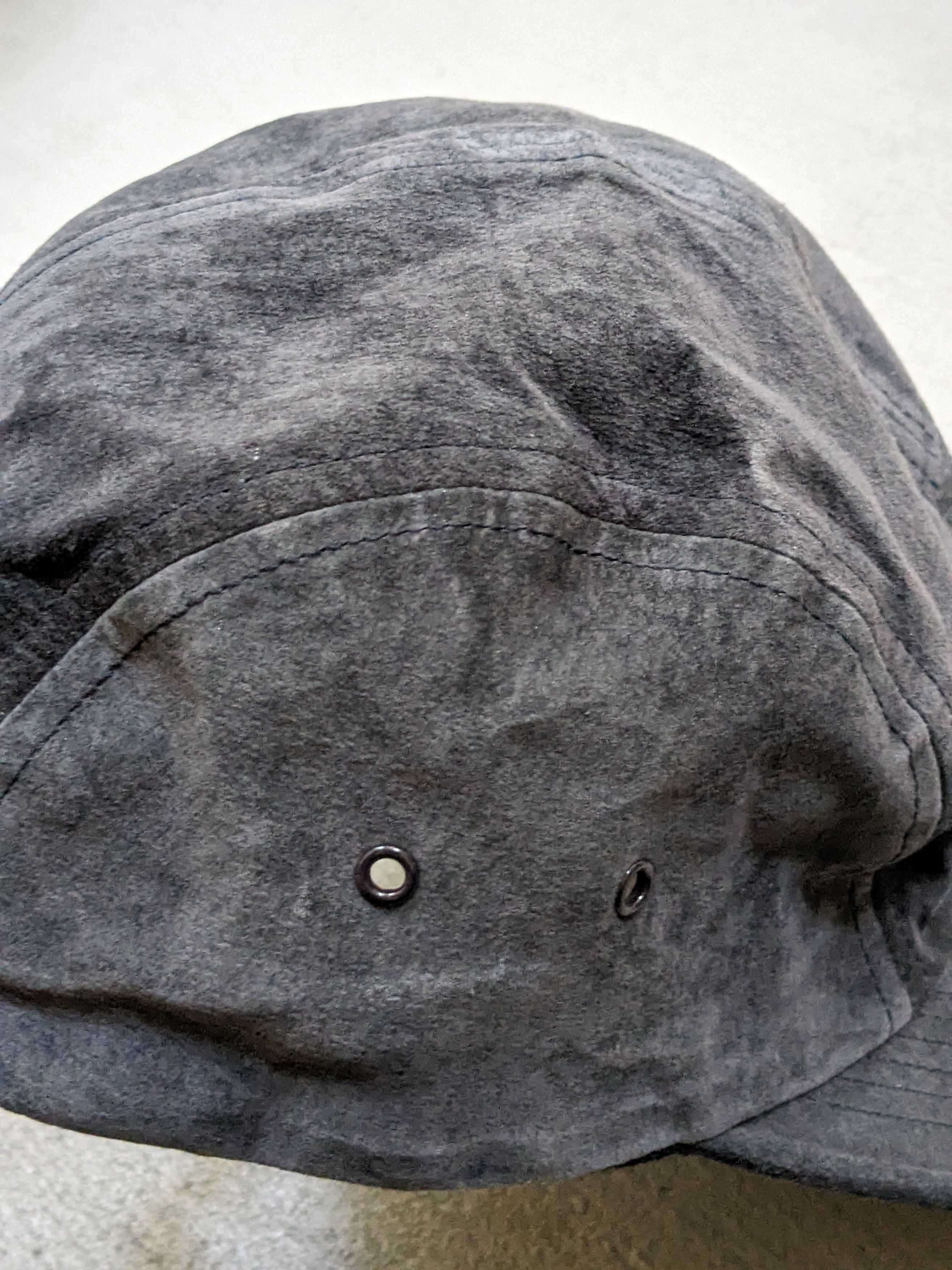 Supreme Supreme Suede 5 Panel Camp Cap Navy Blue SS17 Size ONE SIZE - 13 Thumbnail