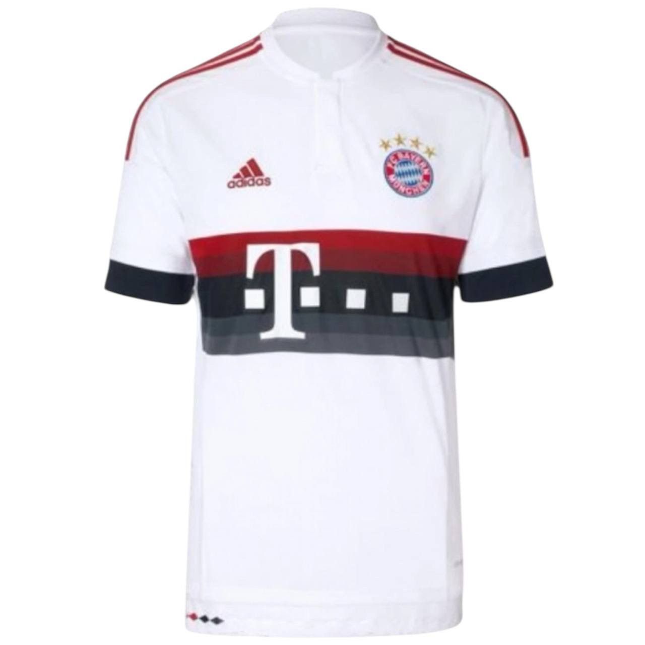 Adidas 2015/16 BAYERN MUNICH AWAY SOCCER JERSEY FOOTBALL SHIRT SZ L Size US L / EU 52-54 / 3 - 1 Thumbnail