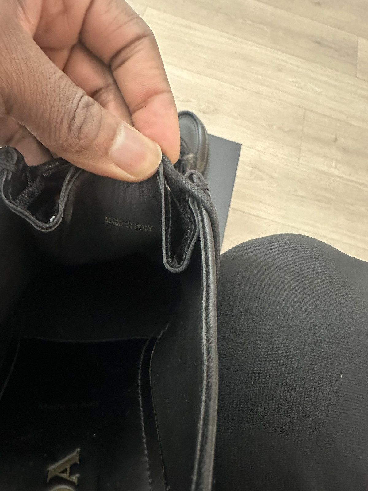 Prada Prada Diapason opaque brushed leather loafers Size US 11 / EU 44 - 5 Thumbnail