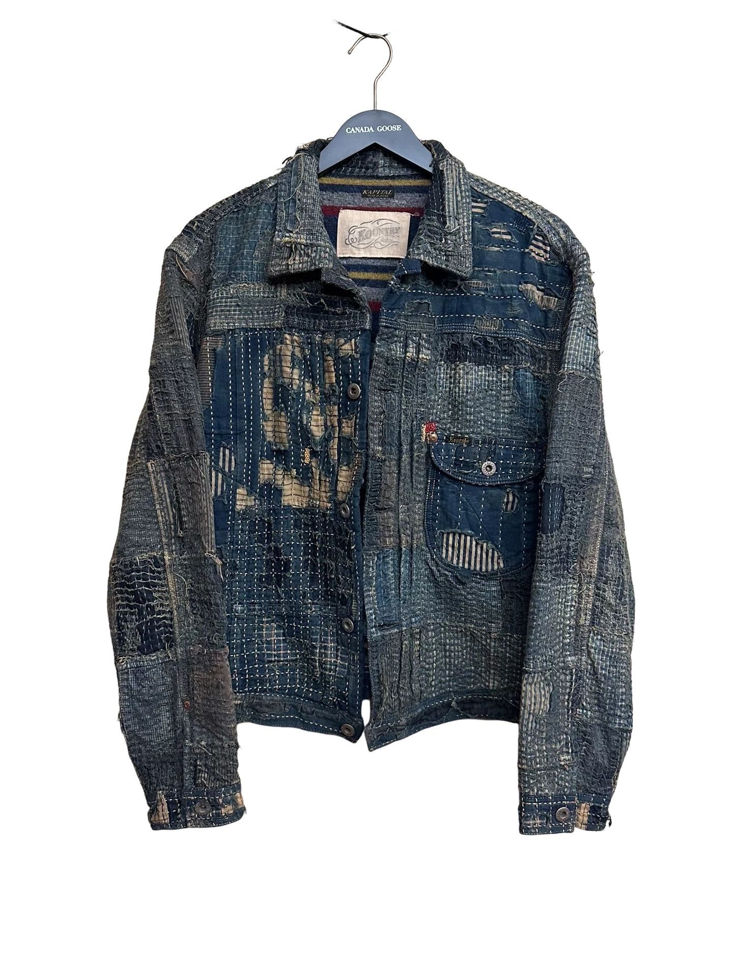 Kapital Kapital Kountry Boro Patchwork Jacket Size XL Size US XL / EU 56 / 4 - 1 Thumbnail