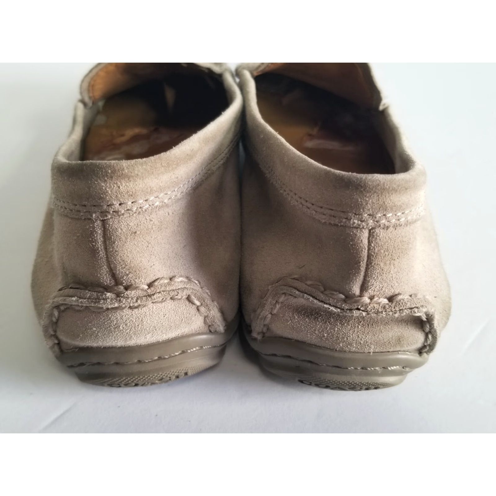 Coach Coach Mary Lock Up Driver Loafer Slip On Round Toe Suede Leather Gray Size 8.5 B Womens Casual Size US 9 / IT 39 - 3 Thumbnail