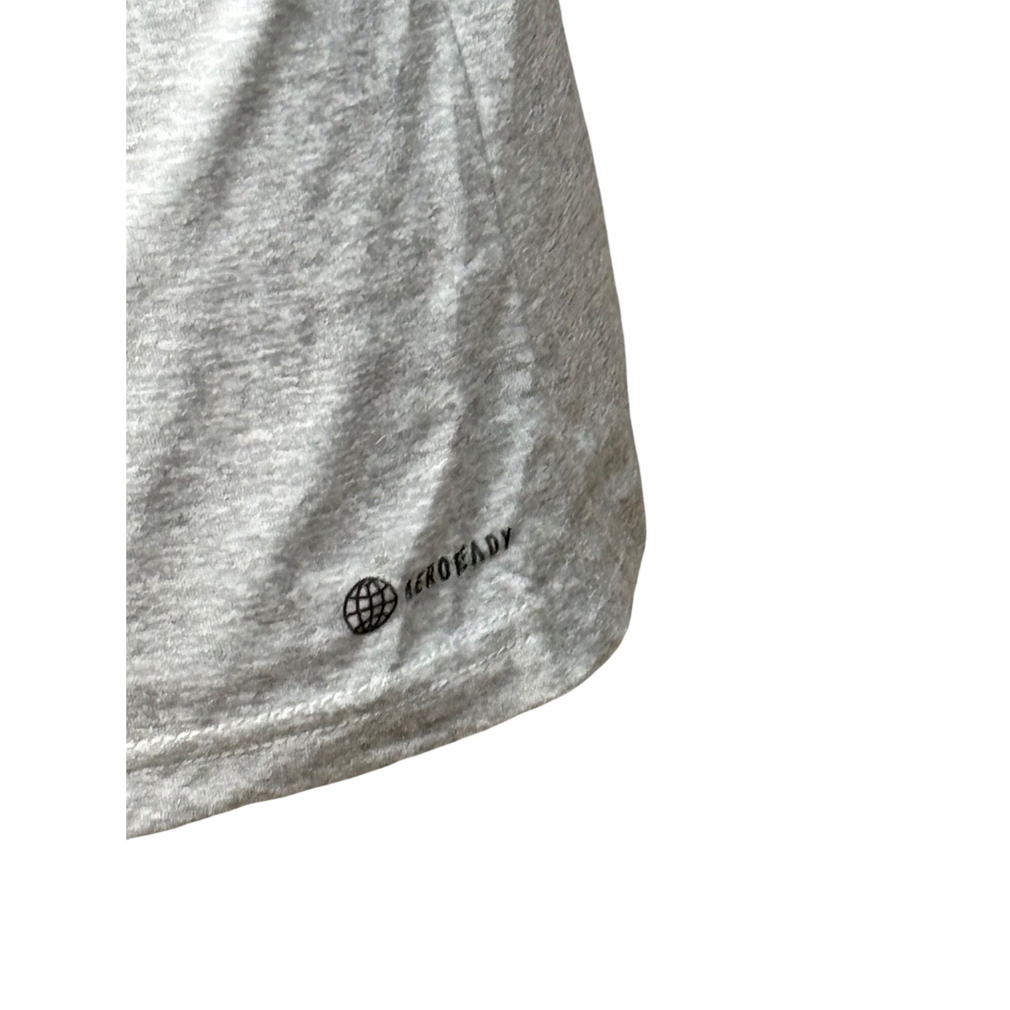 Adidas Adidas Women's Special Event Short Sleeve Pregame Tee, Heath Size S / US 4 / IT 40 - 4 Thumbnail